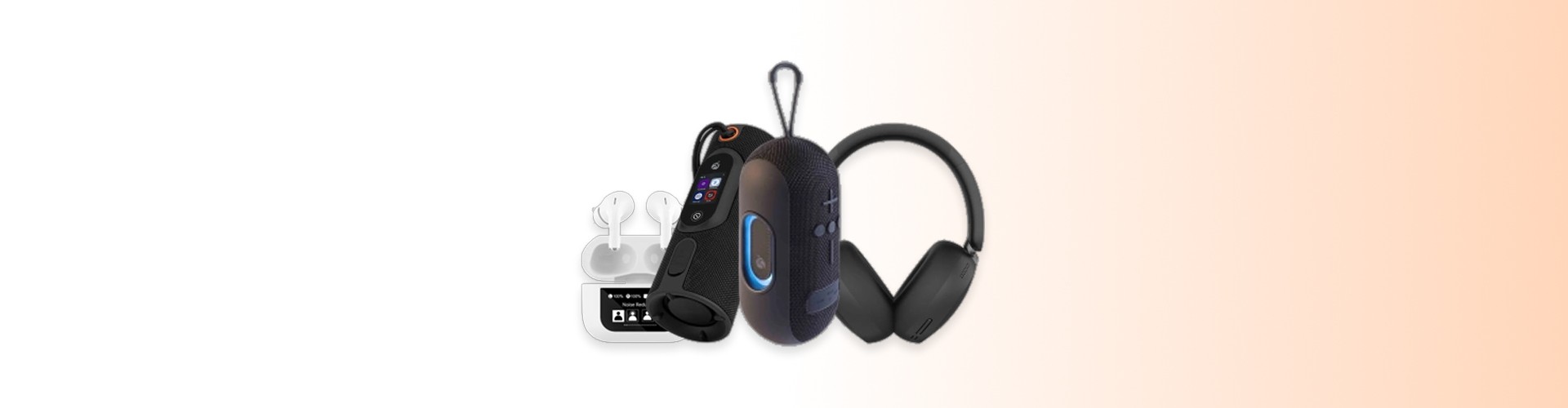 Auriculares e Colunas