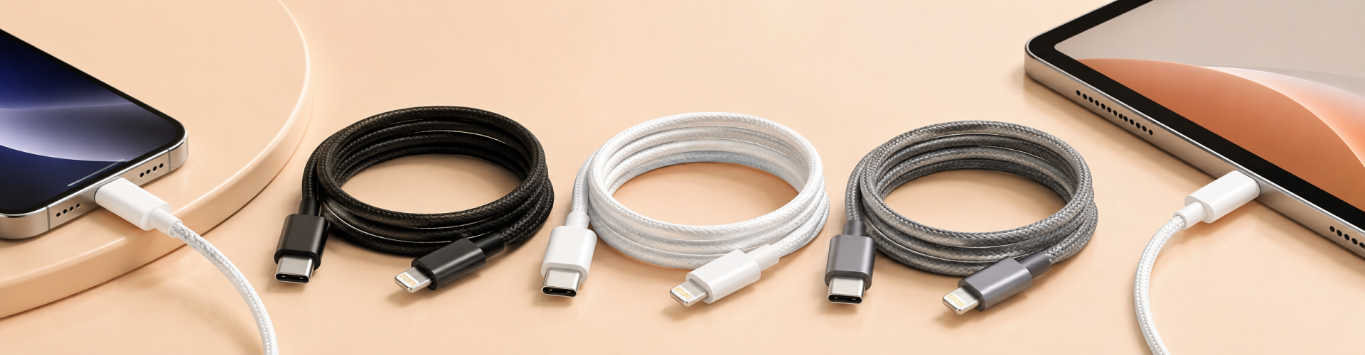 Cabos USB-C - Lightning