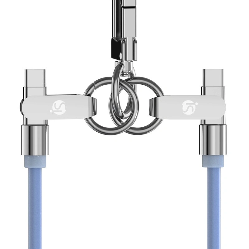 Cordón de Silicona con Carga USB-C para celular