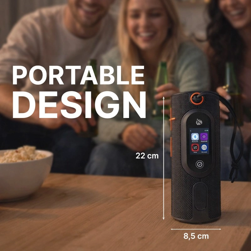 Altavoz Bluetooth con pantalla LCD