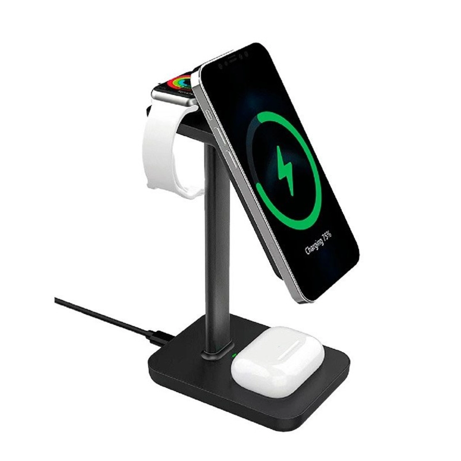 Suporte de Carregamento Wireless 3 em 1