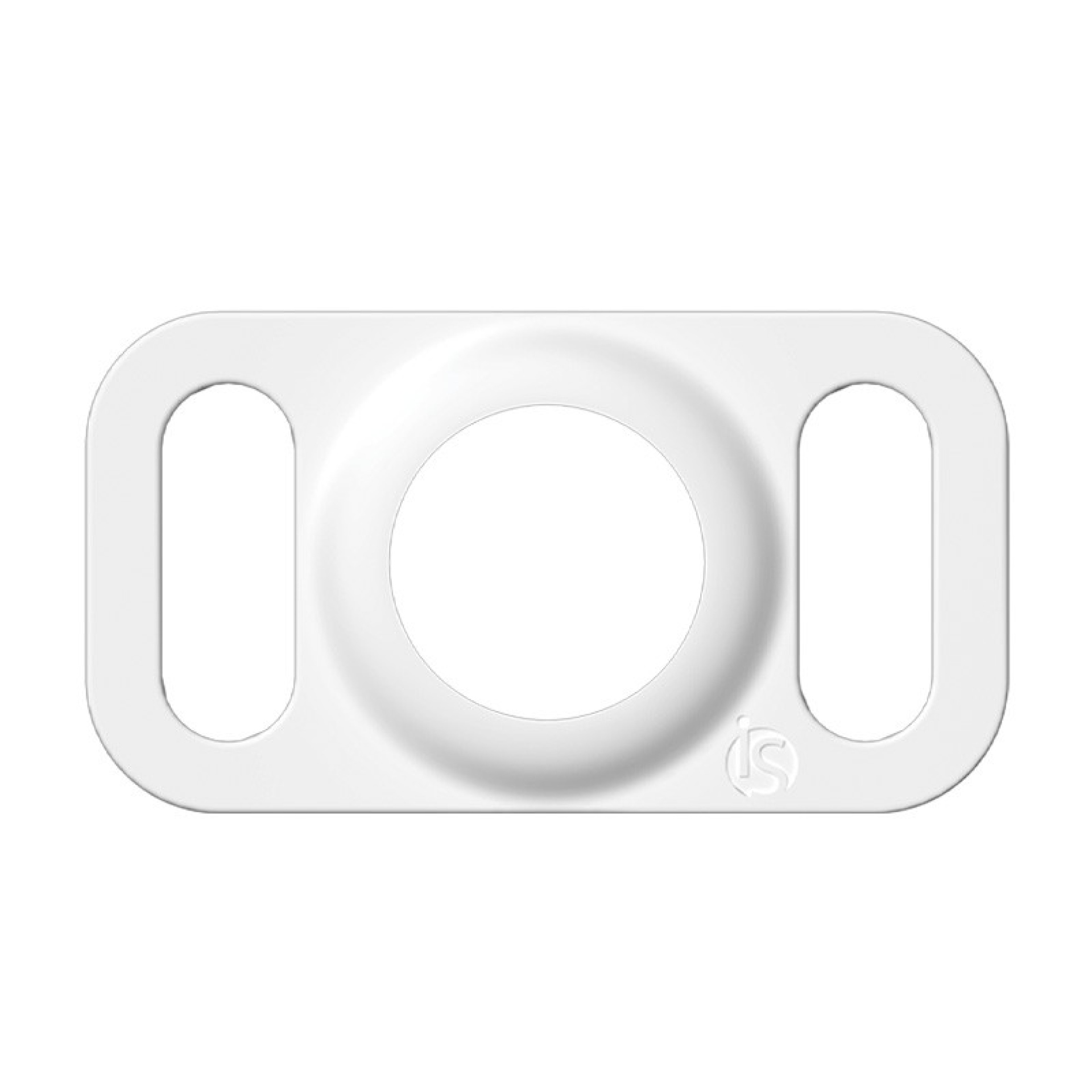 Funda AirTag para Collar Blanco