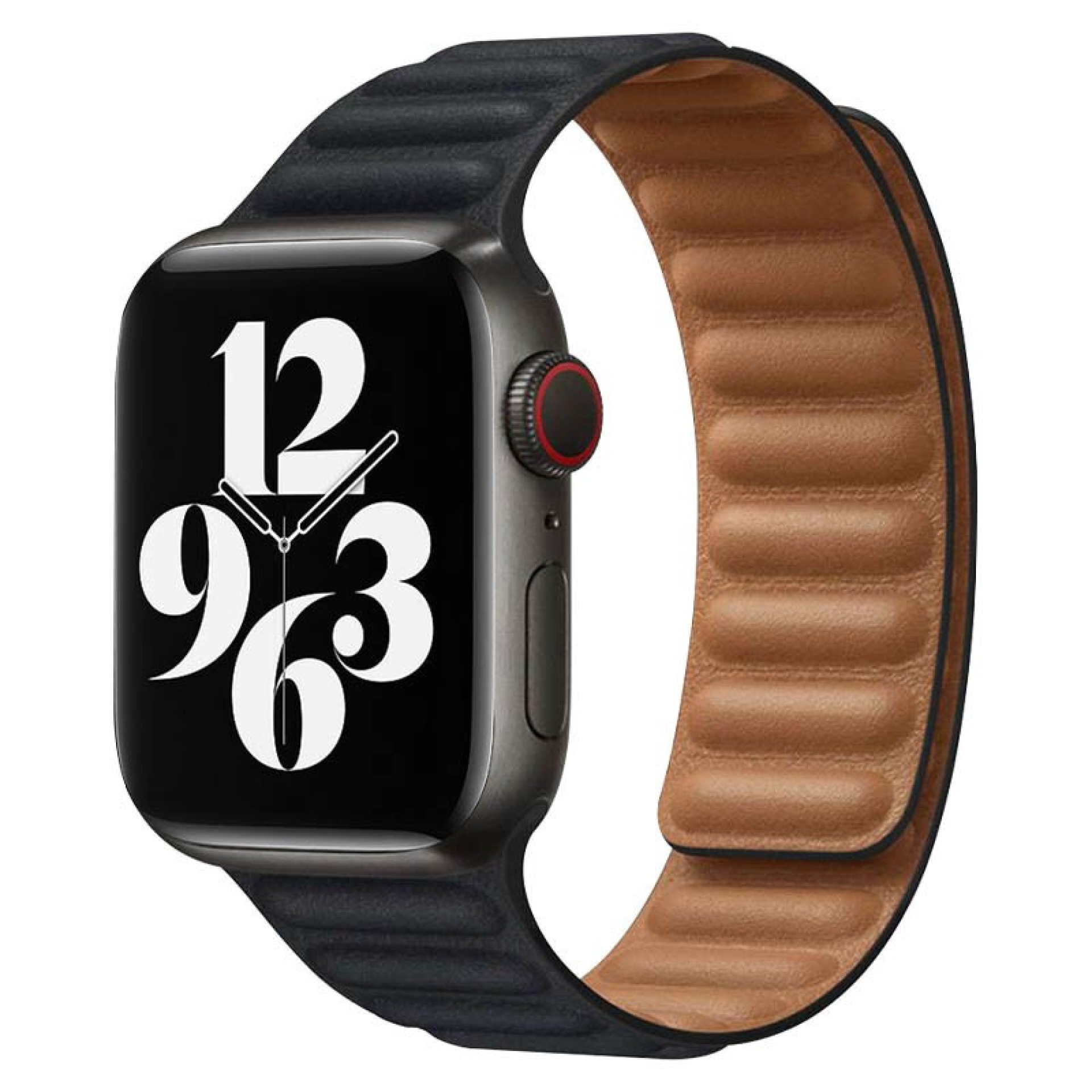 Correa Apple Watch Magnética de Cuero 38 42mm (2024) Negro