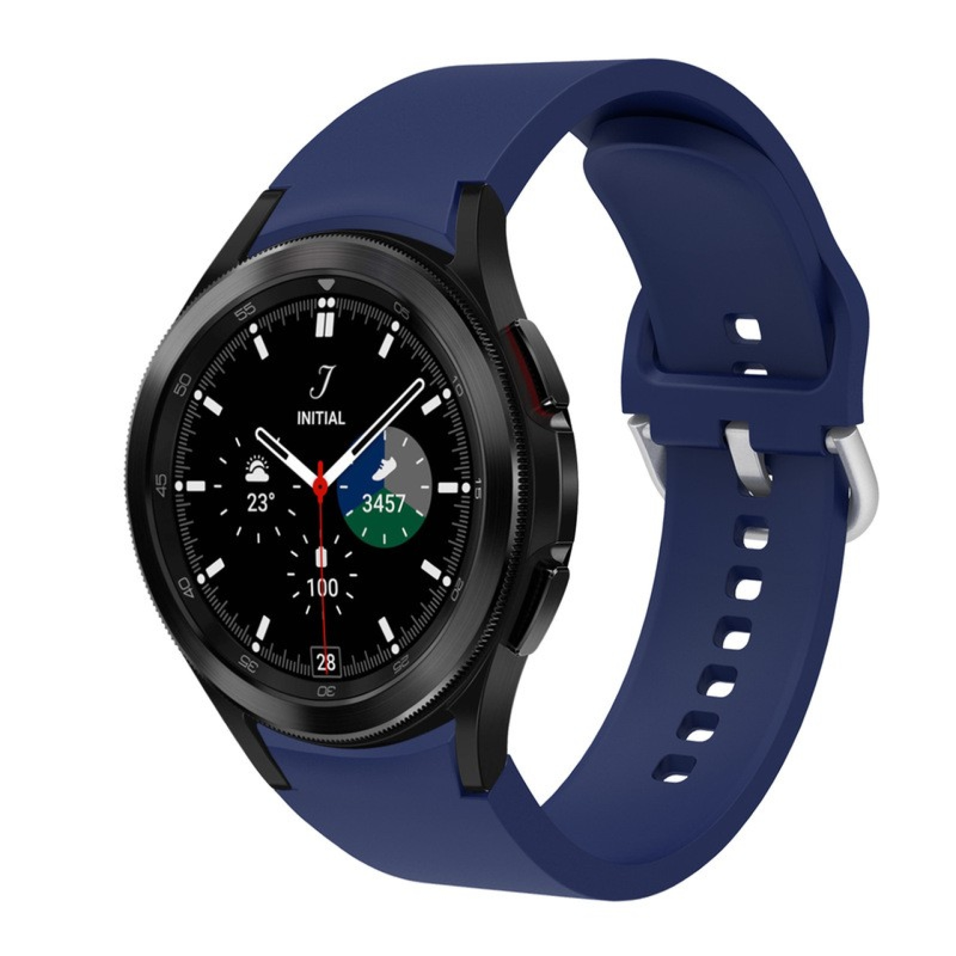 Bracelete Samsung Galaxy Watch Silicone Azul 6 Classic