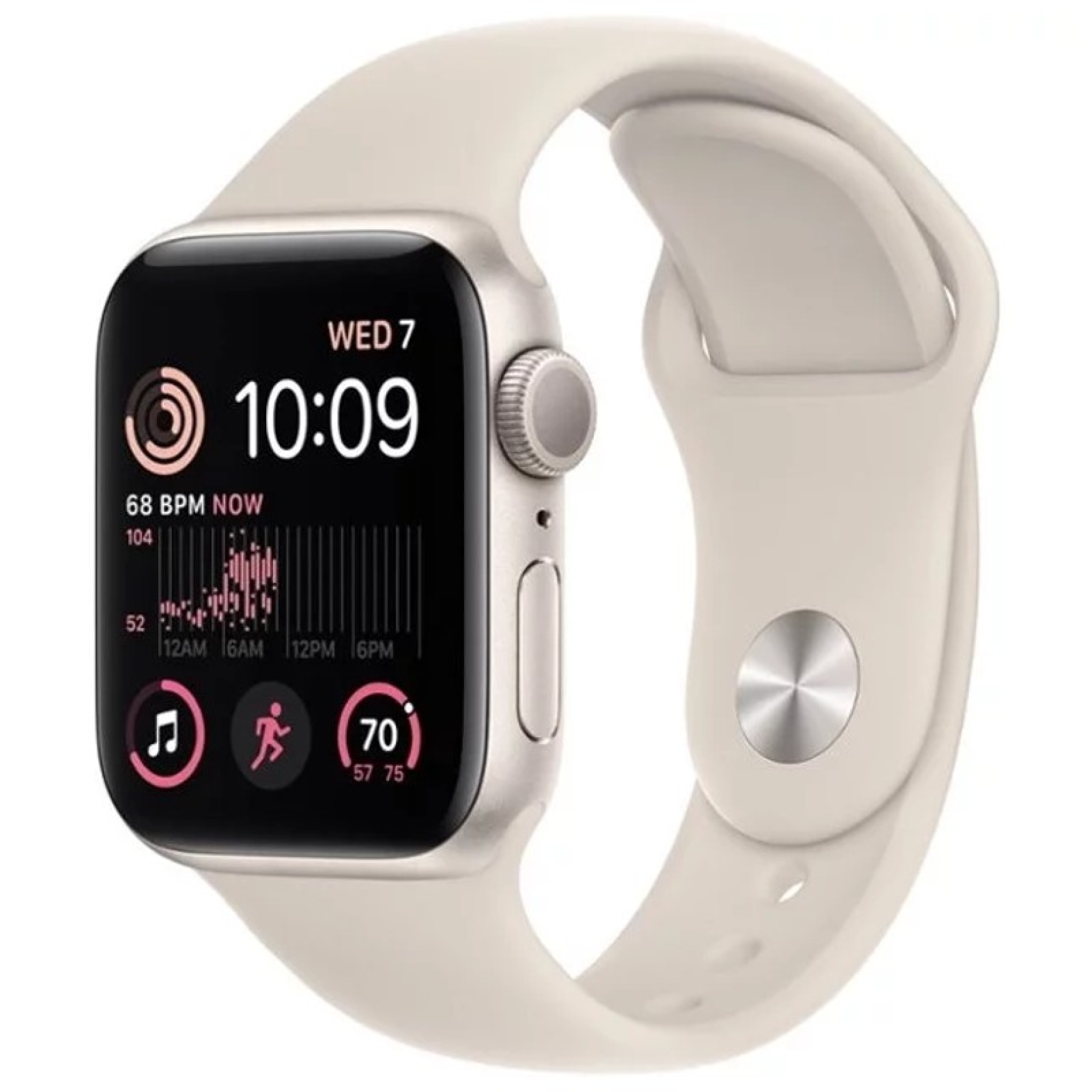 Apple Watch SE 2022 40mm GPS Lumière Stellaire Très Bon