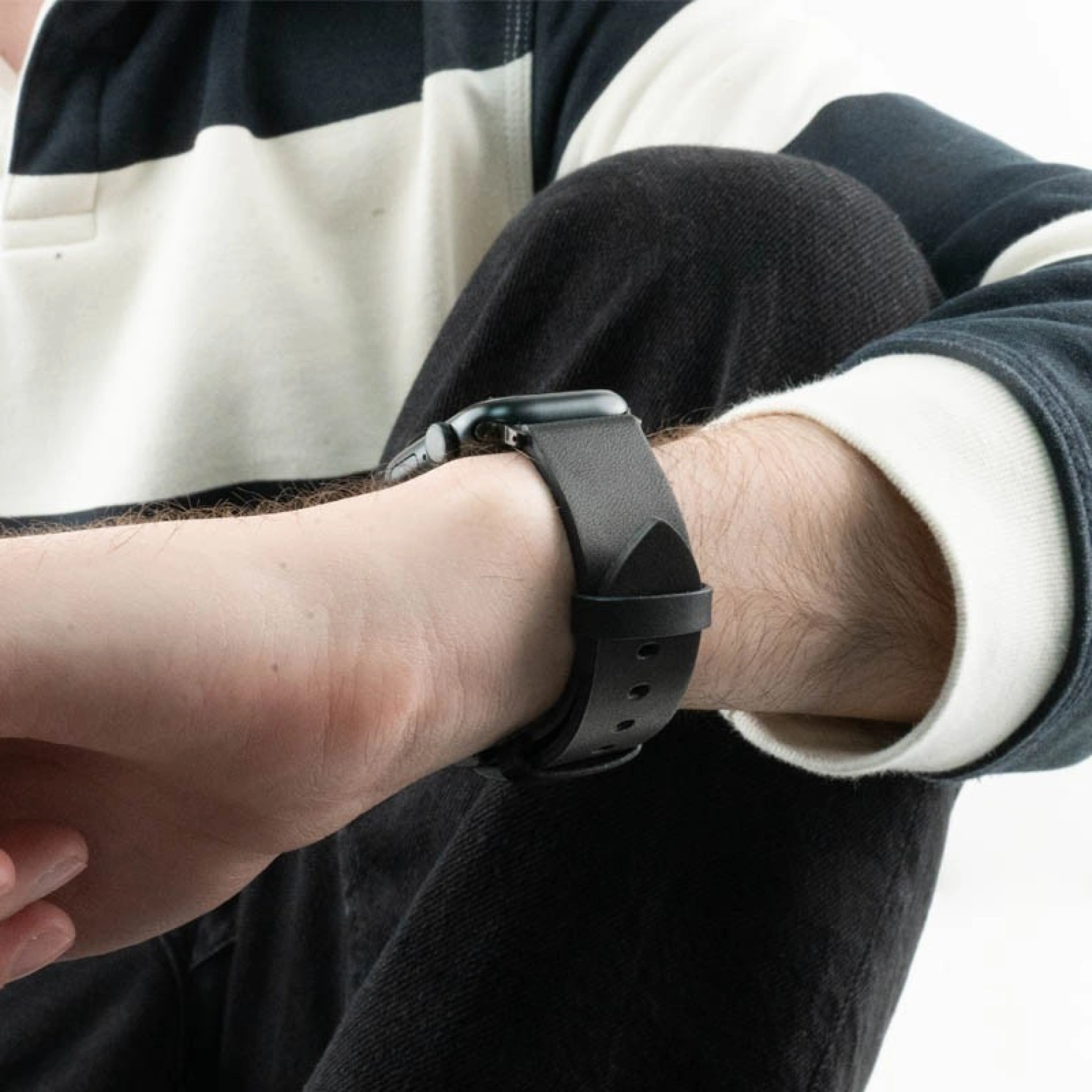 Bracelete Apple Watch em Pele