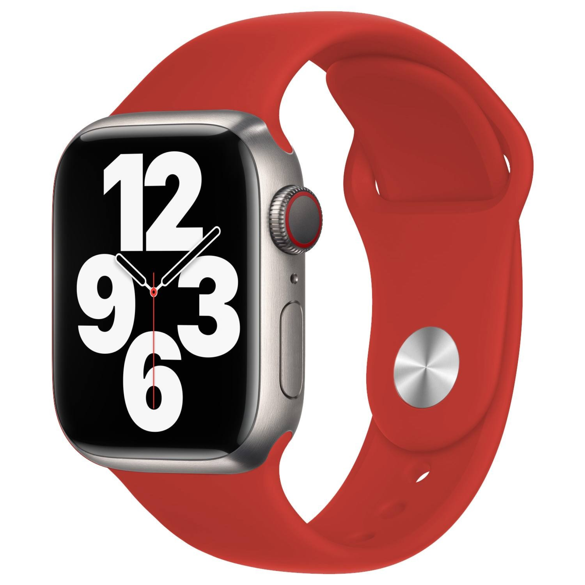 Bracelet Apple Watch en Silicone 38/40/41mm   S/M Rouge
