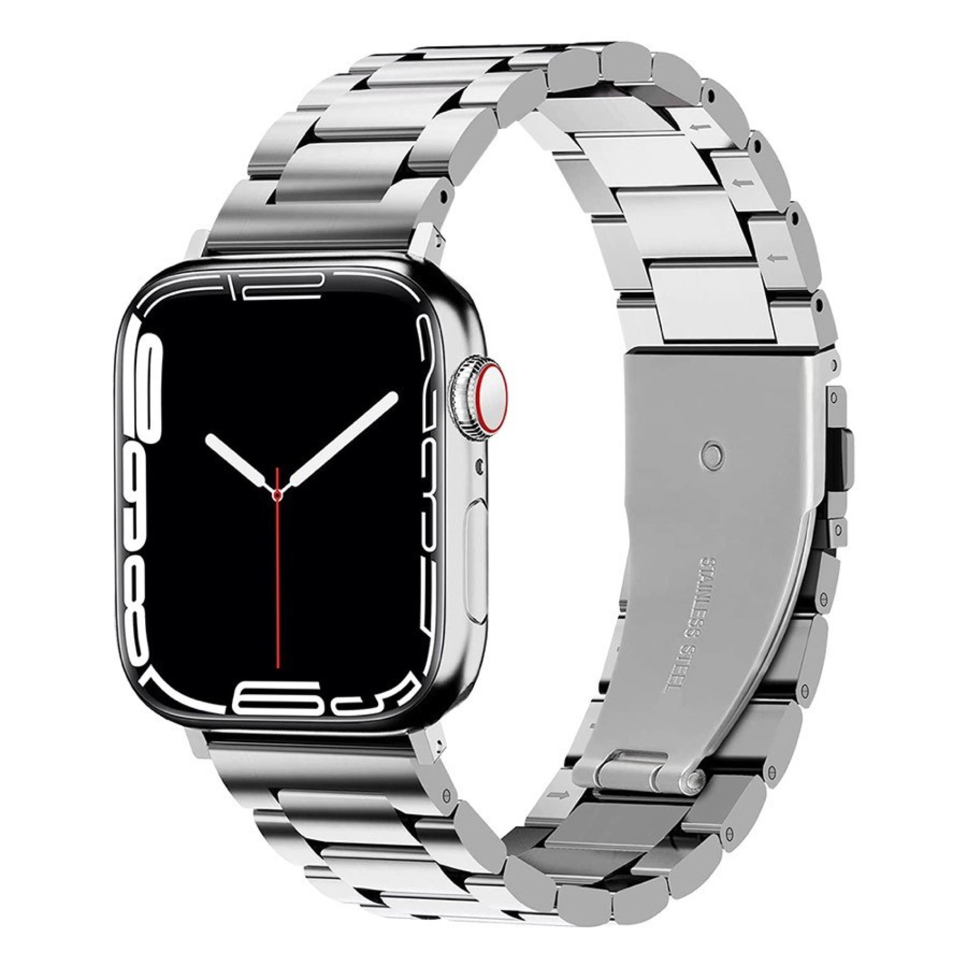 Bracelet Apple Watch en Acier 42/44/45mm Argent