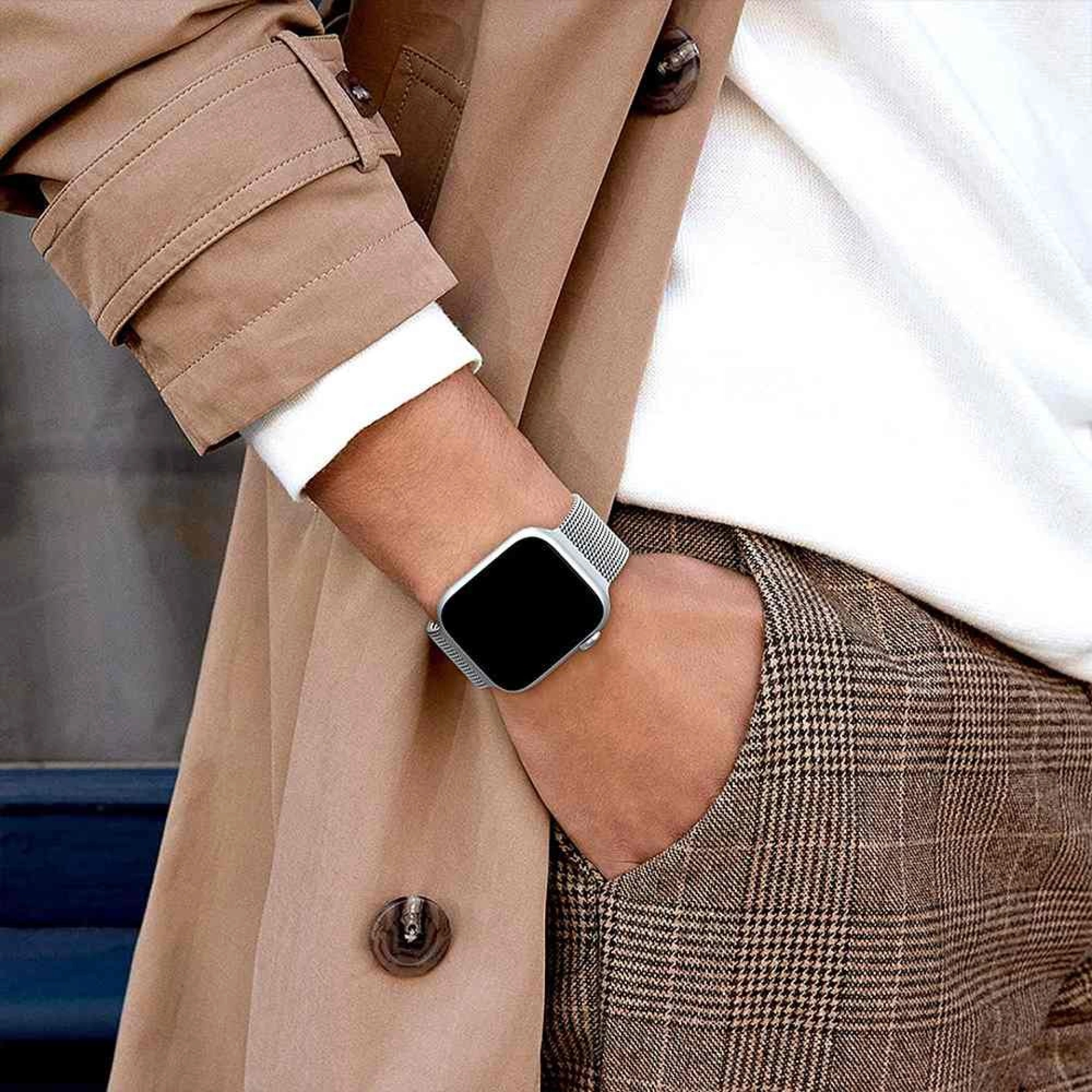 Bracelete Apple Watch Milanesa