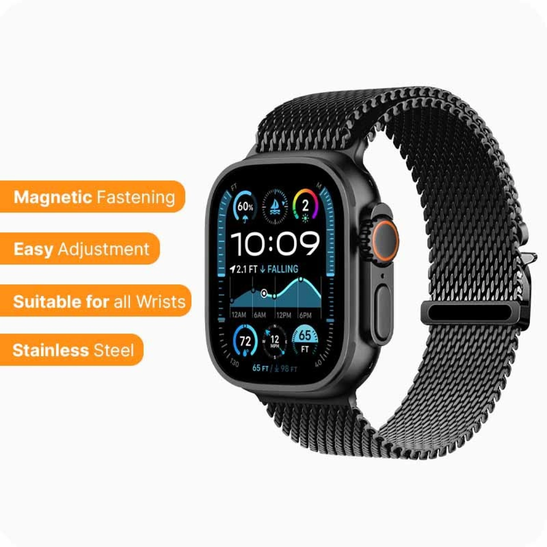 Bracelete Apple Watch Milanesa com Fecho
