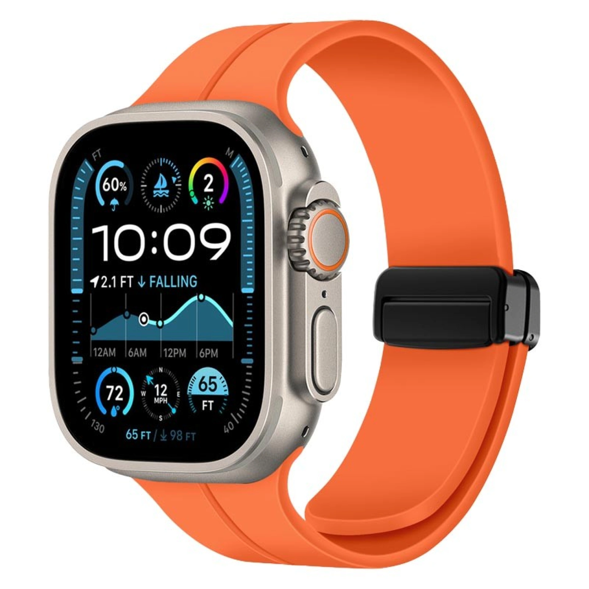 Bracelete de Silicone Magnética para Apple Watch
