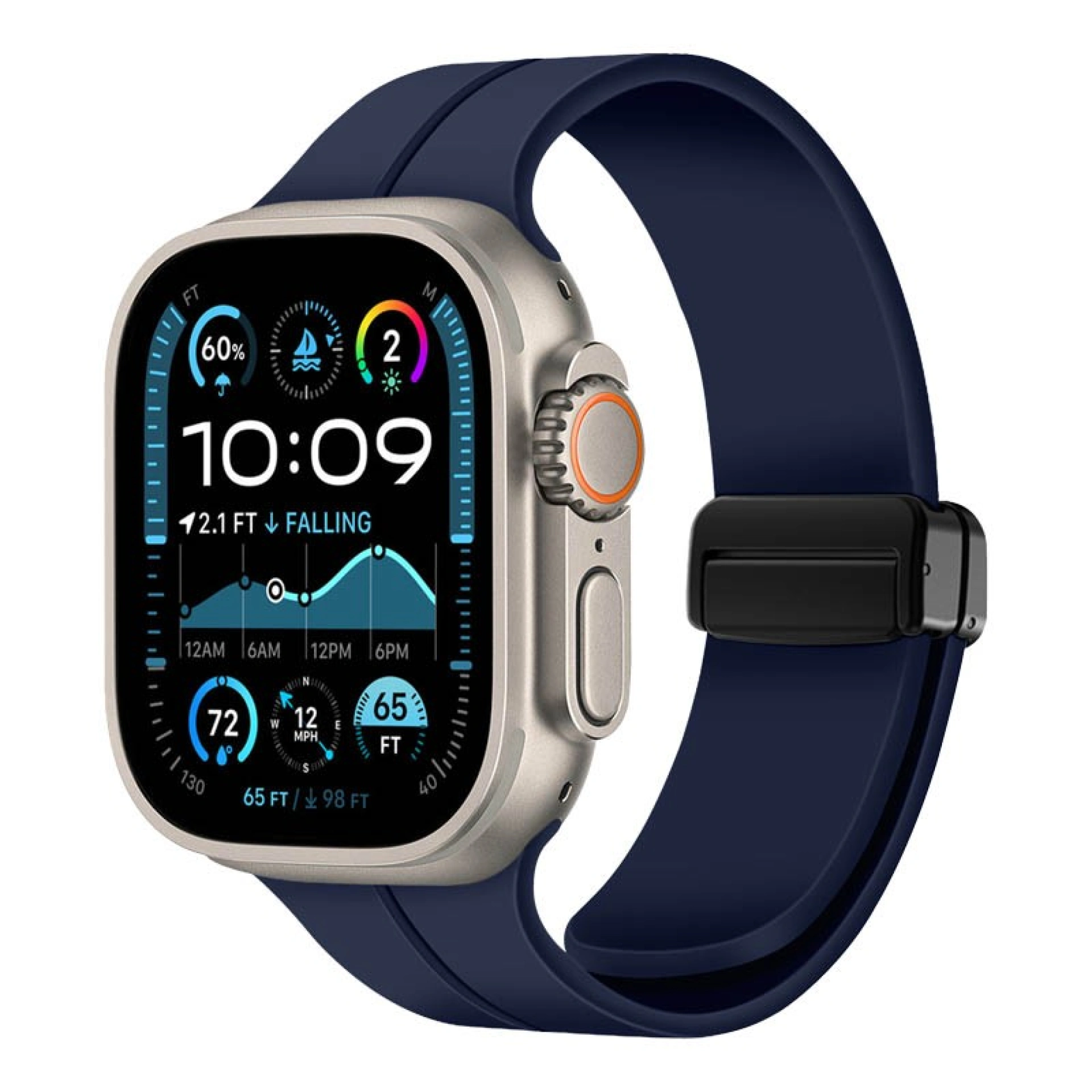 Bracelete de Silicone Magnética para Apple Watch