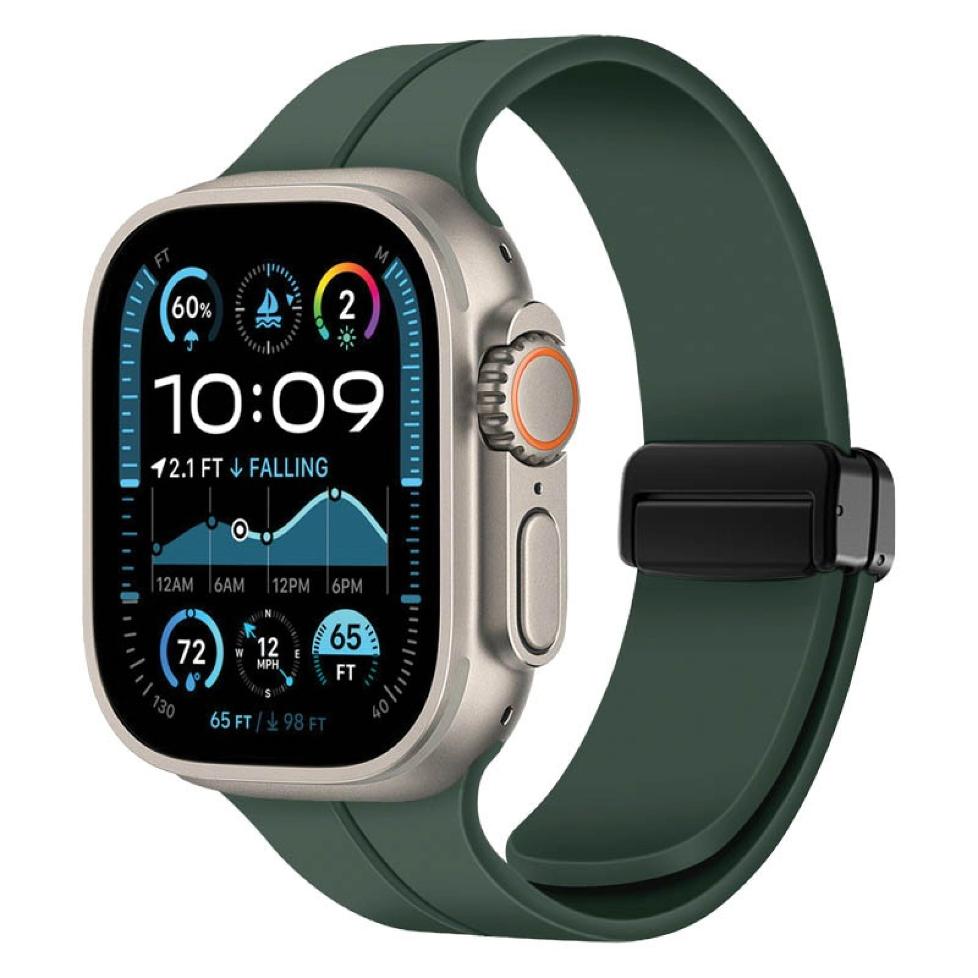Bracelete de Silicone Magnética para Apple Watch