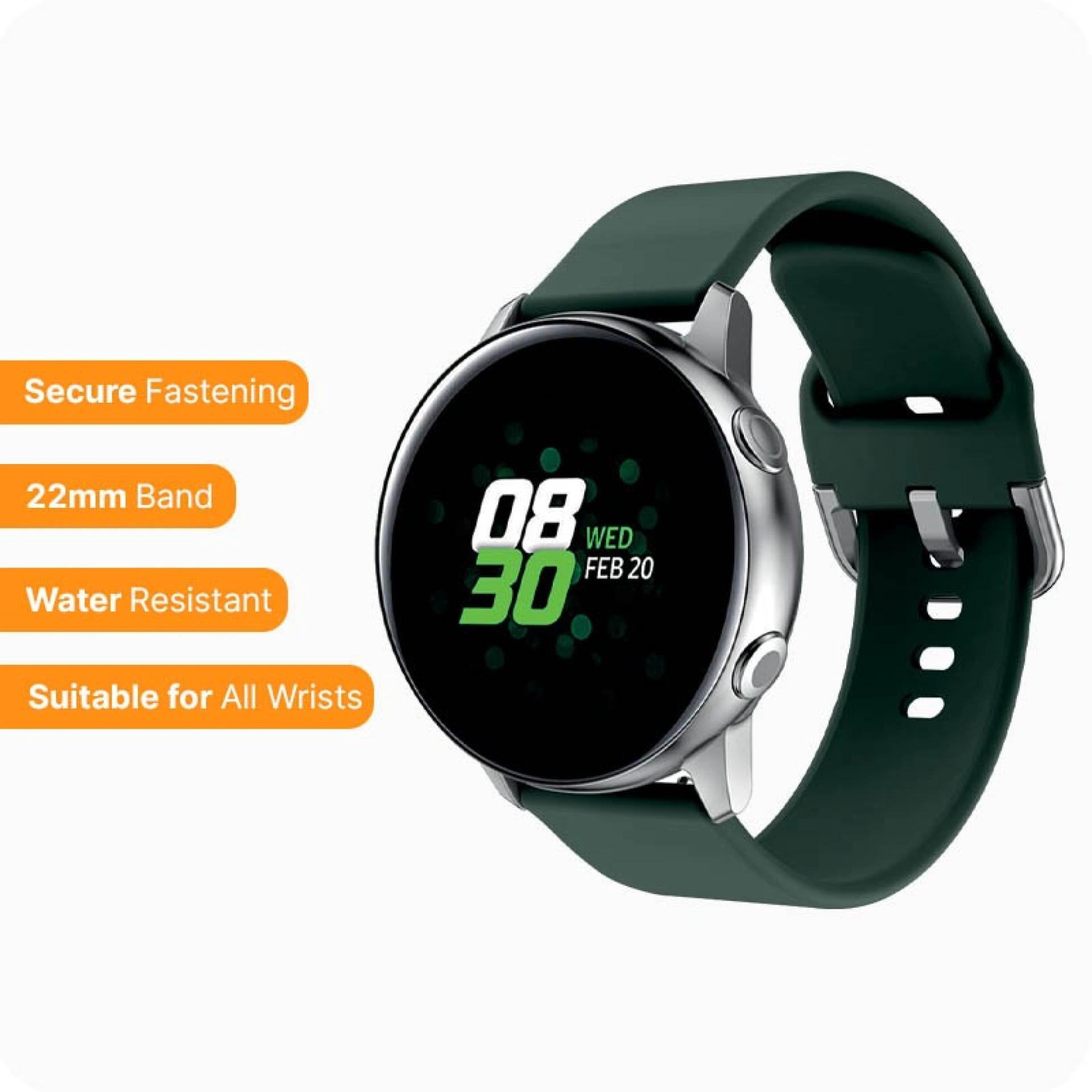Bracelete Smartwatch em Silicone