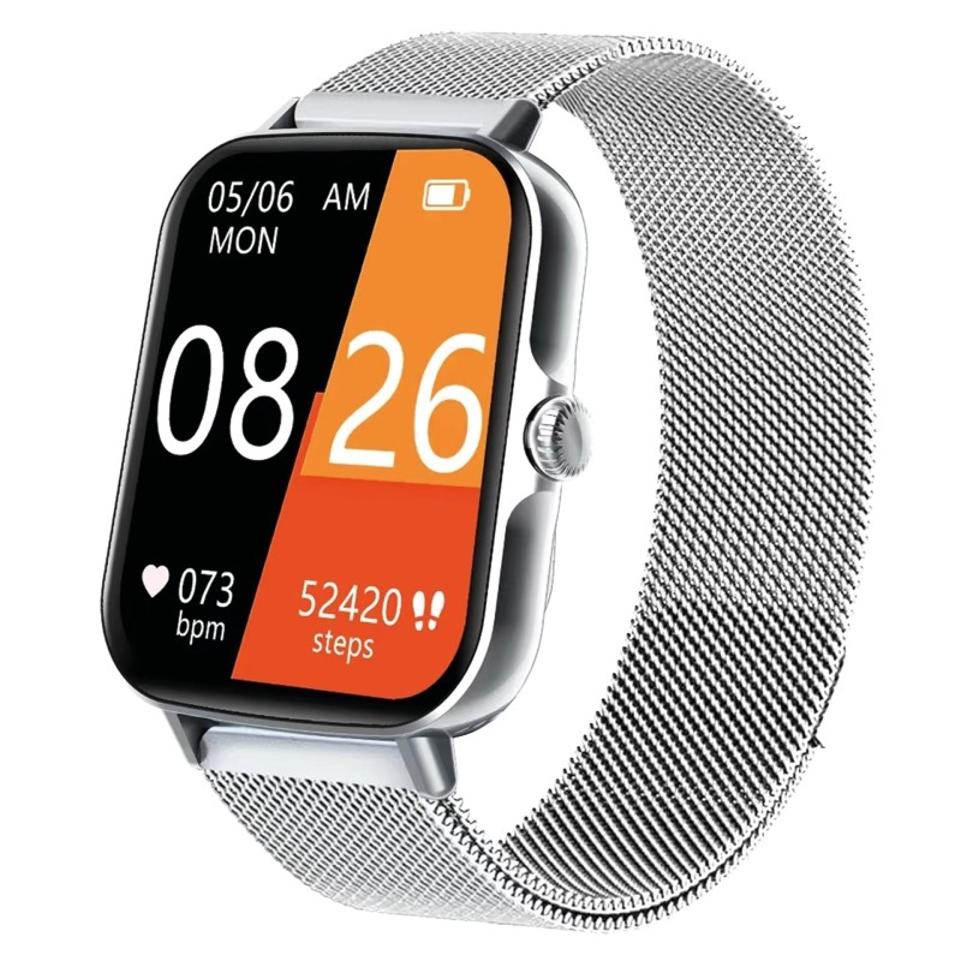 Bracelet Smartwatch Milanais 3ème Gén Argent