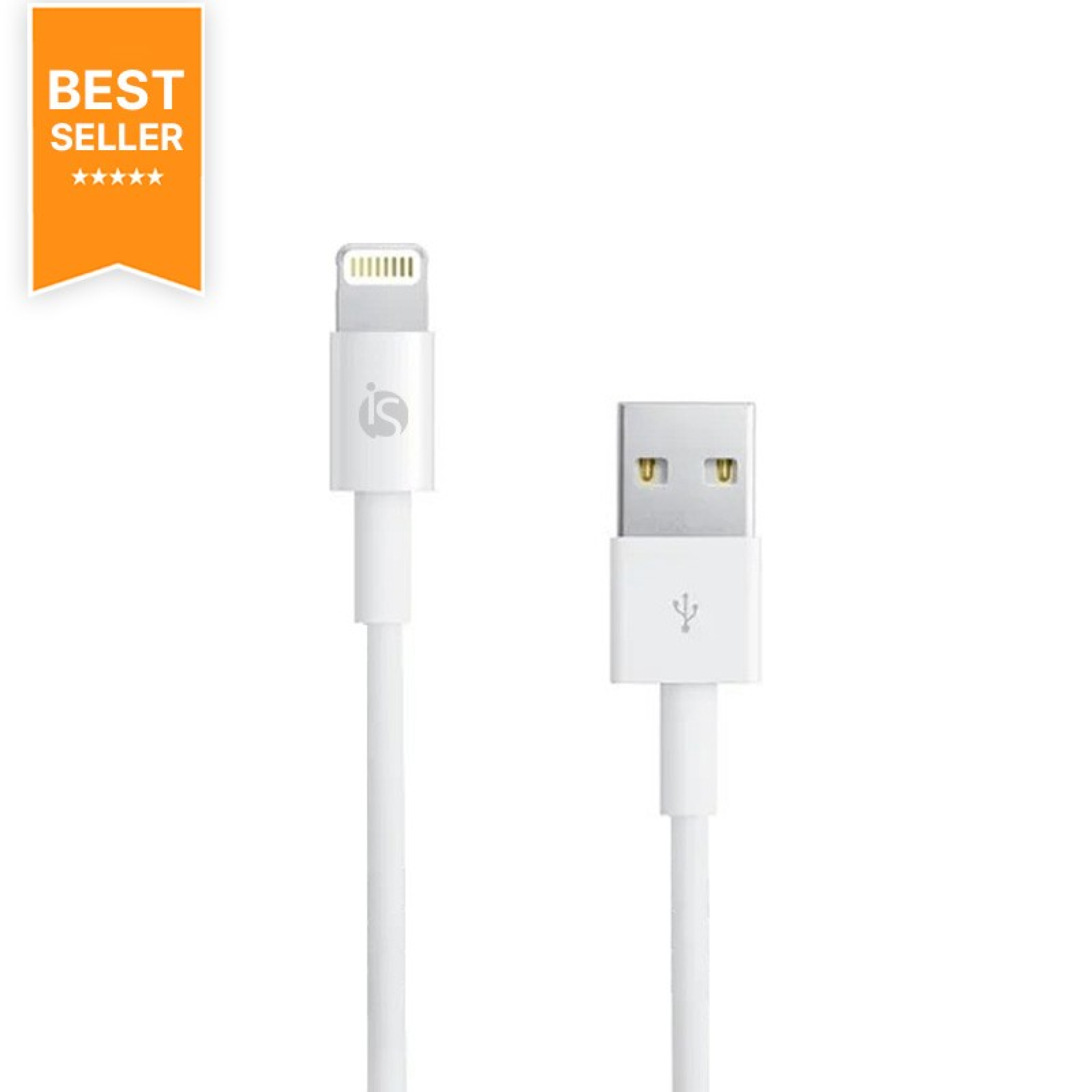 Cable Lightning USB 2A 3 m Blanco