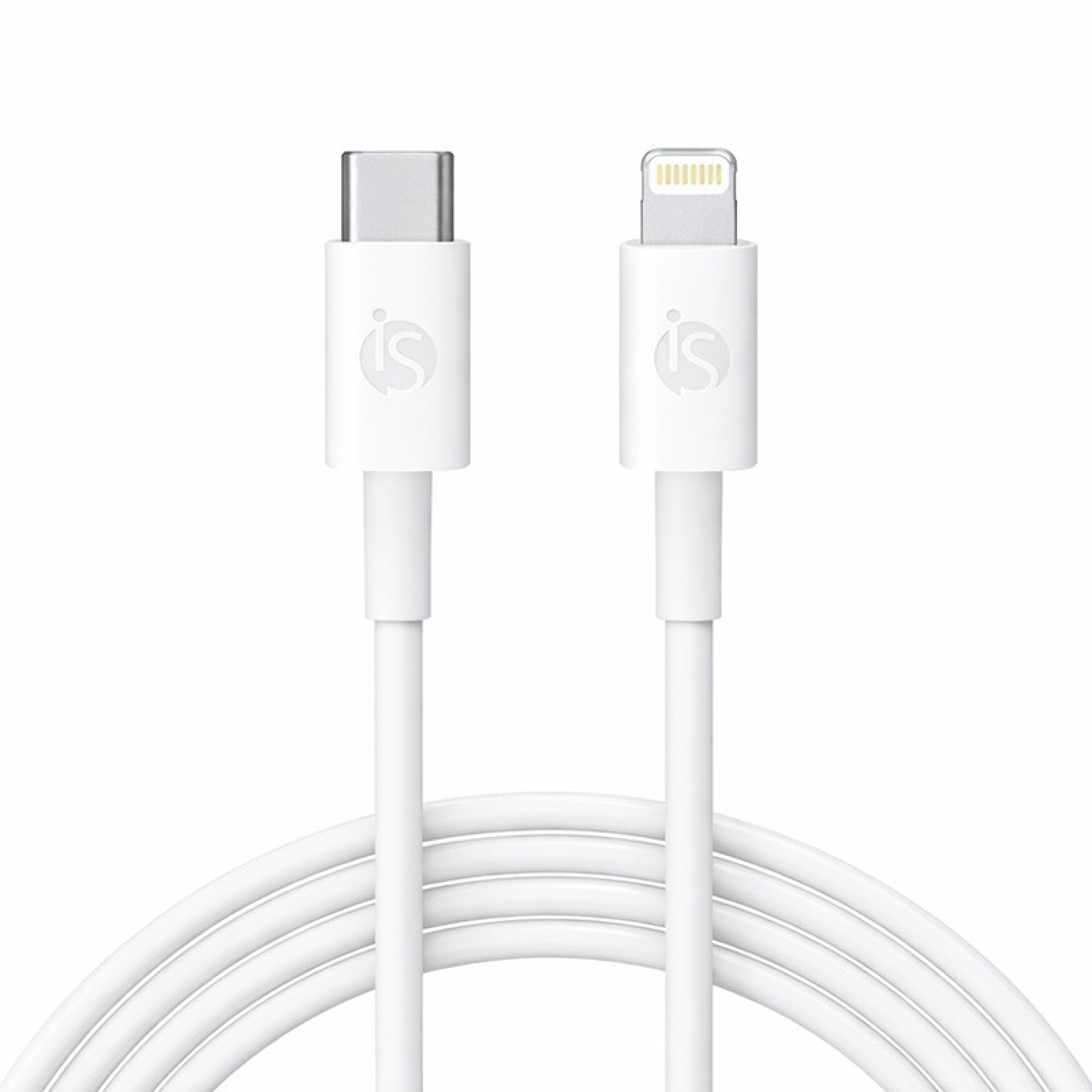 Câble Silicone USB-C - Lightning 3 m Blanc