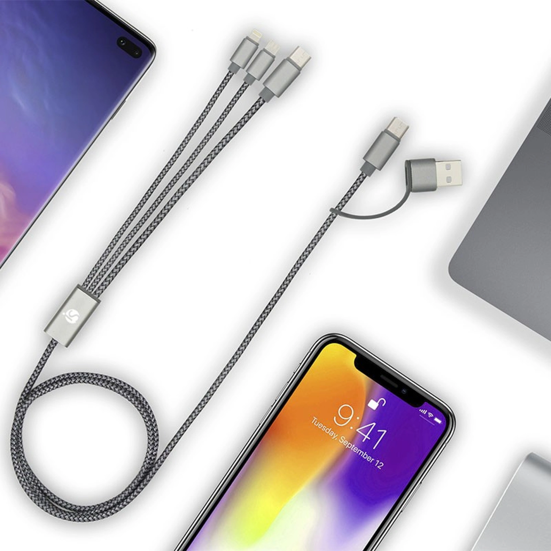 Cabo USB 4 em 1
