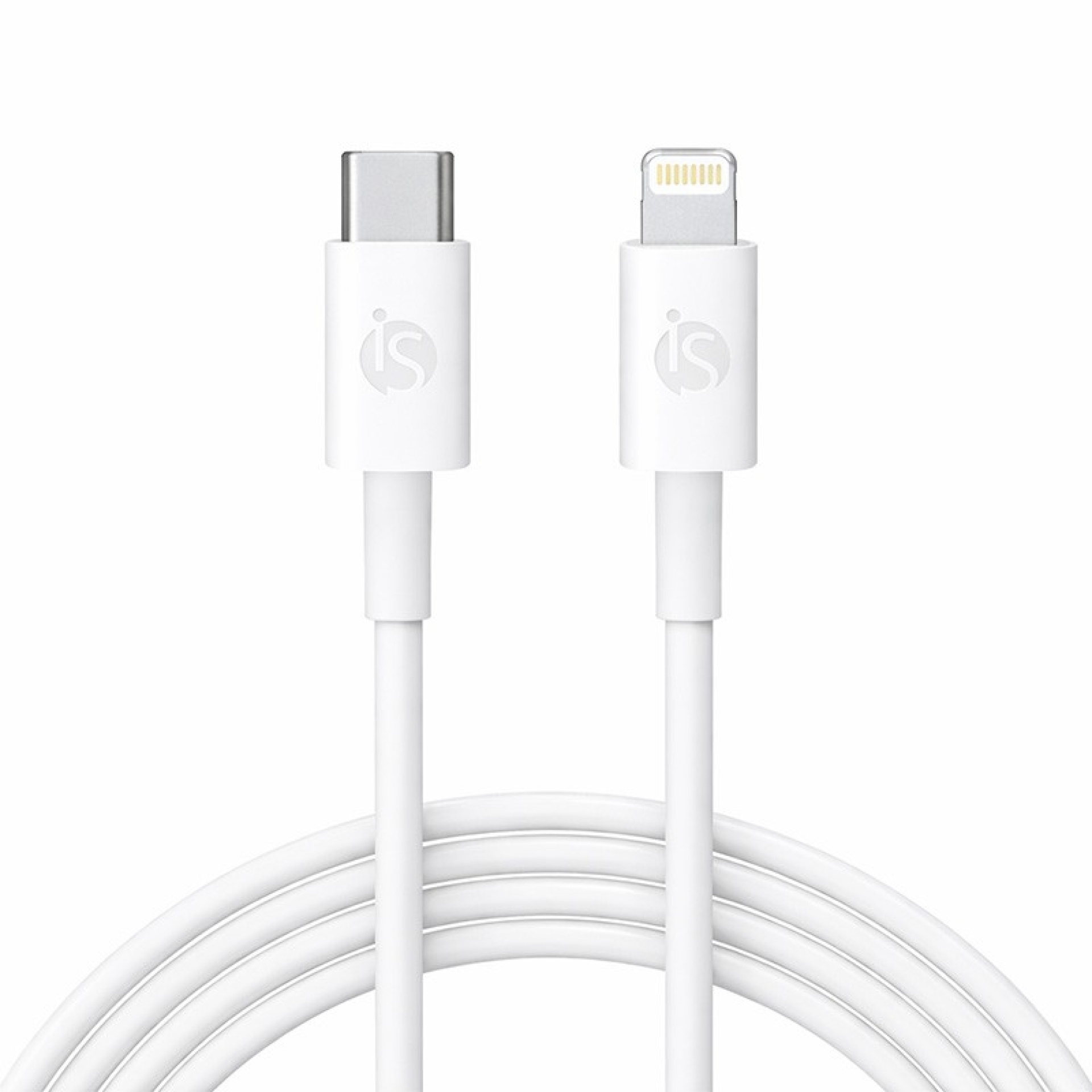 Cable de Silicona Líquida USB-C - Lightning 1 m Blanco