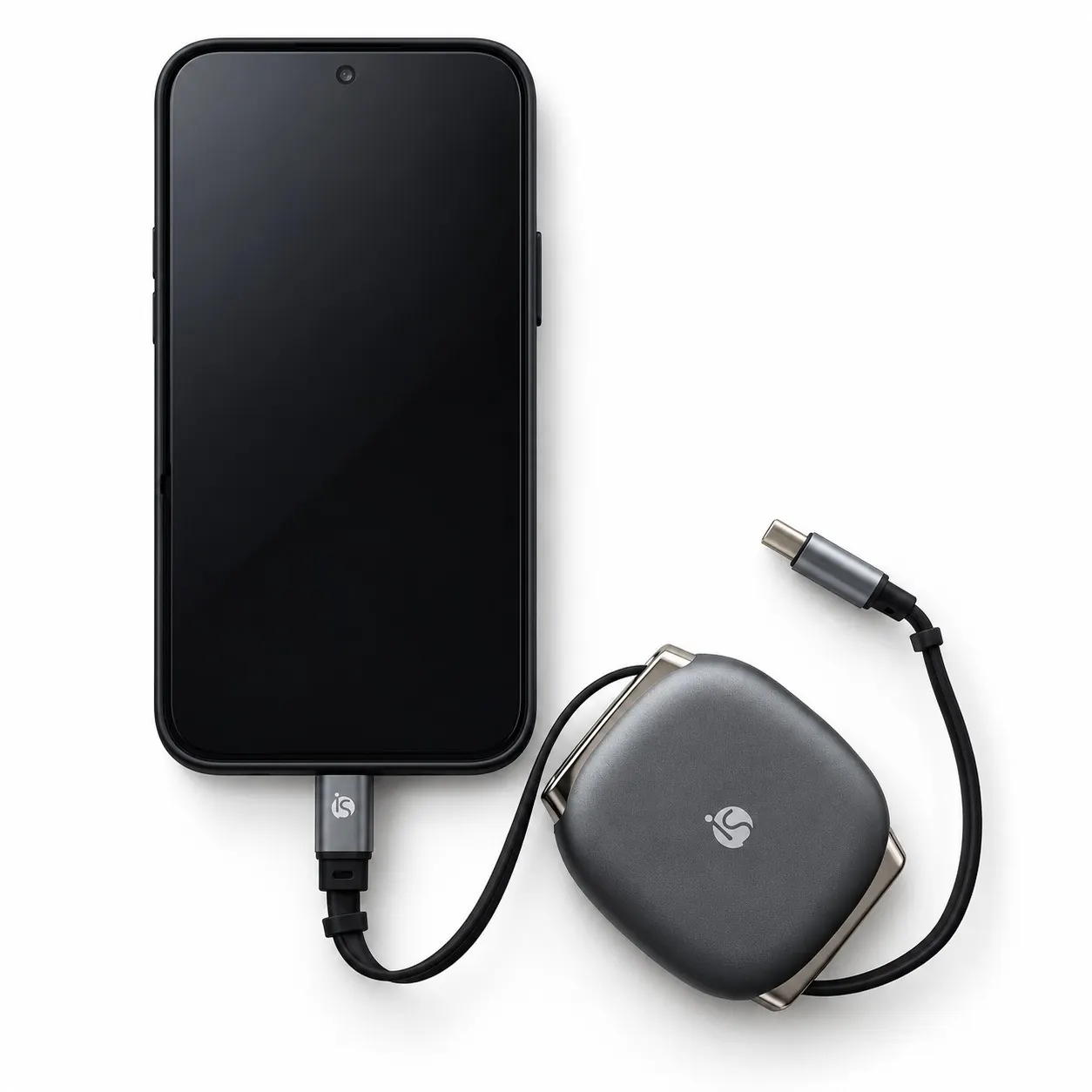 Cabo USB-C Retrátil 240W com Caixa