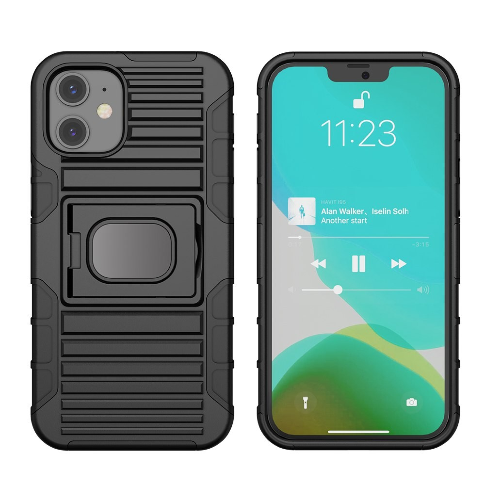 iPhone Shockproof Case Black 12