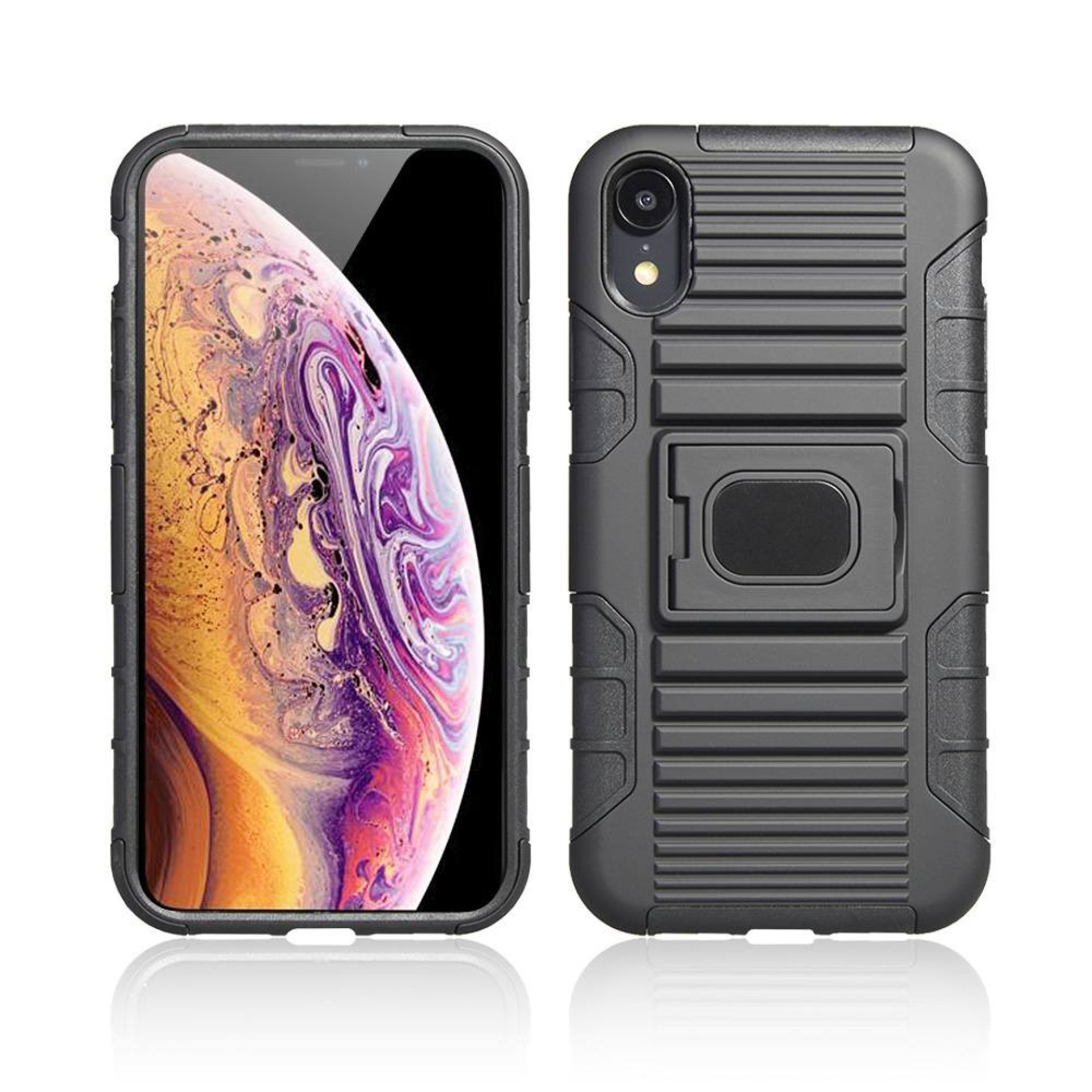 Coque iPhone Antichoc XR Noir