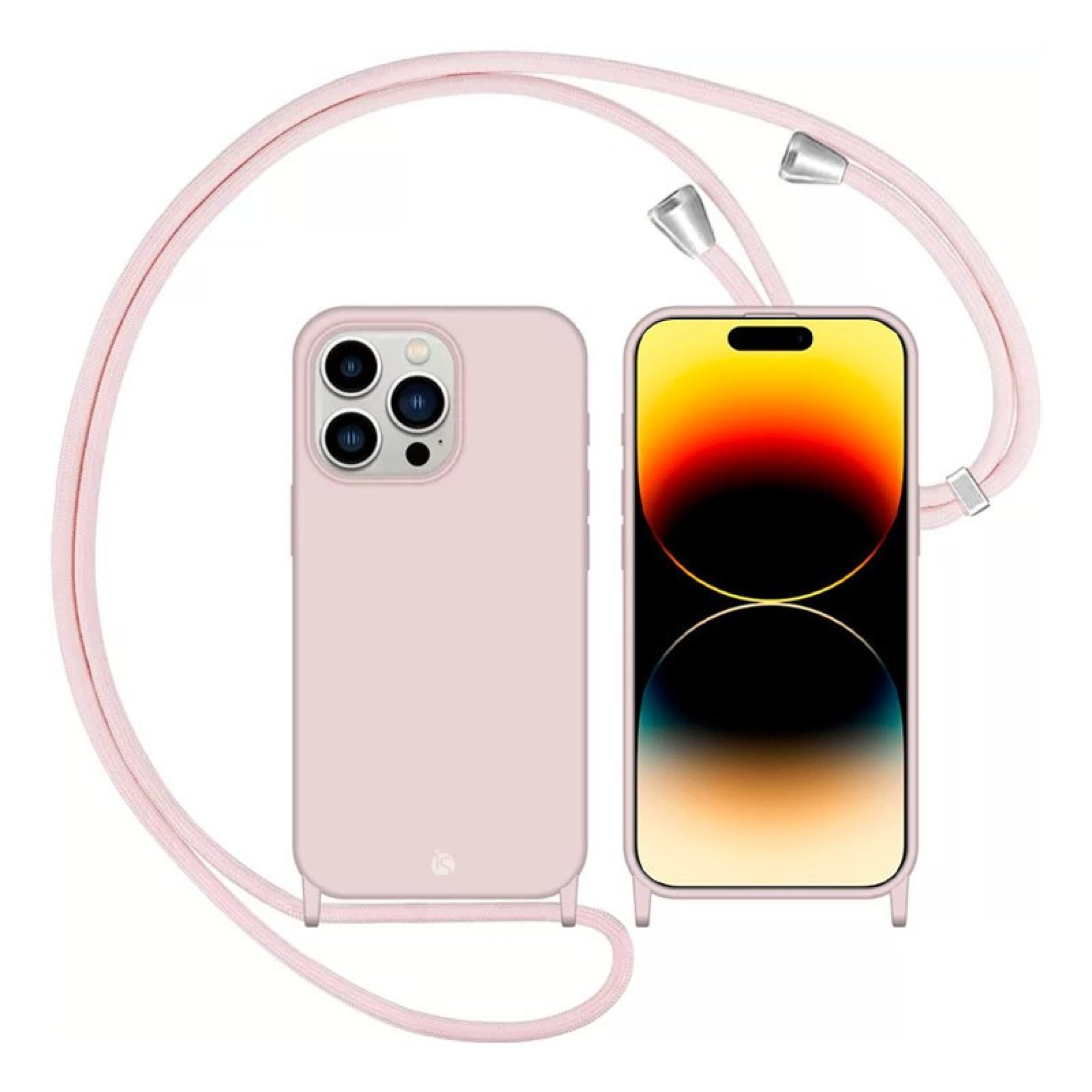 Capa com Cordão Ajustável Areia iPhone 14 Pro
