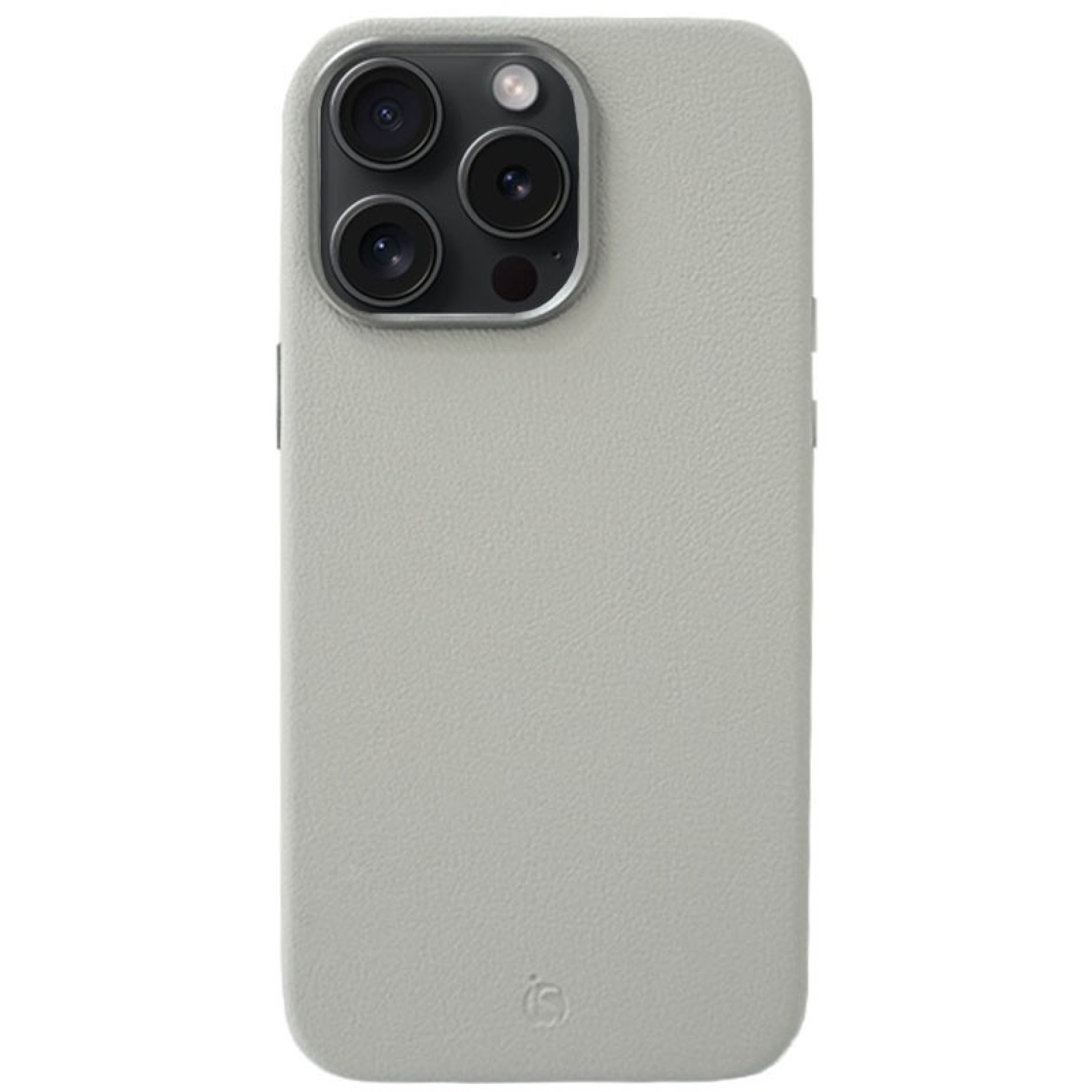 Capa em Pele Magsafe Branco iPhone 12 / 12 Pro