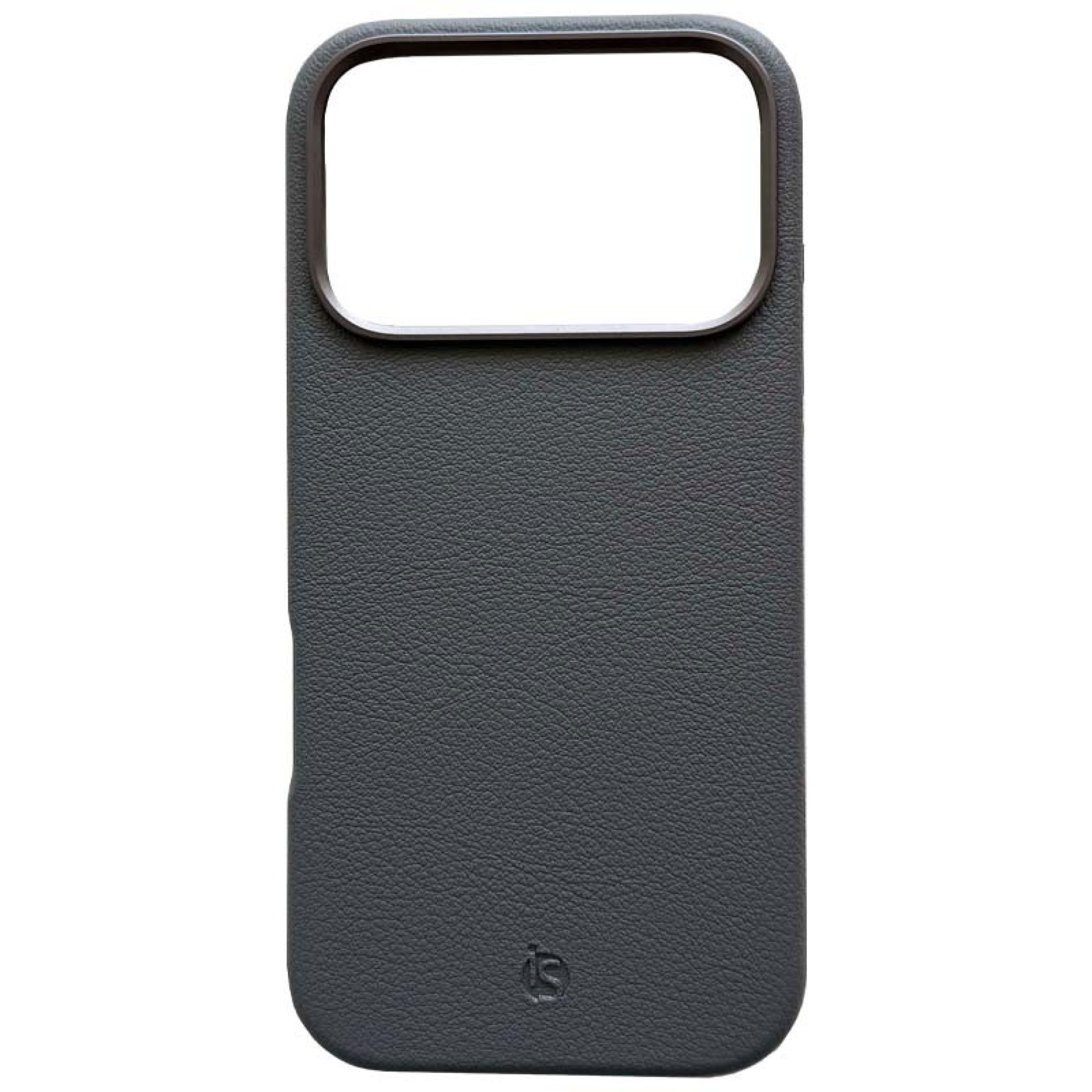 Coque en cuir MagSafe Gris iPhone 17 Pro