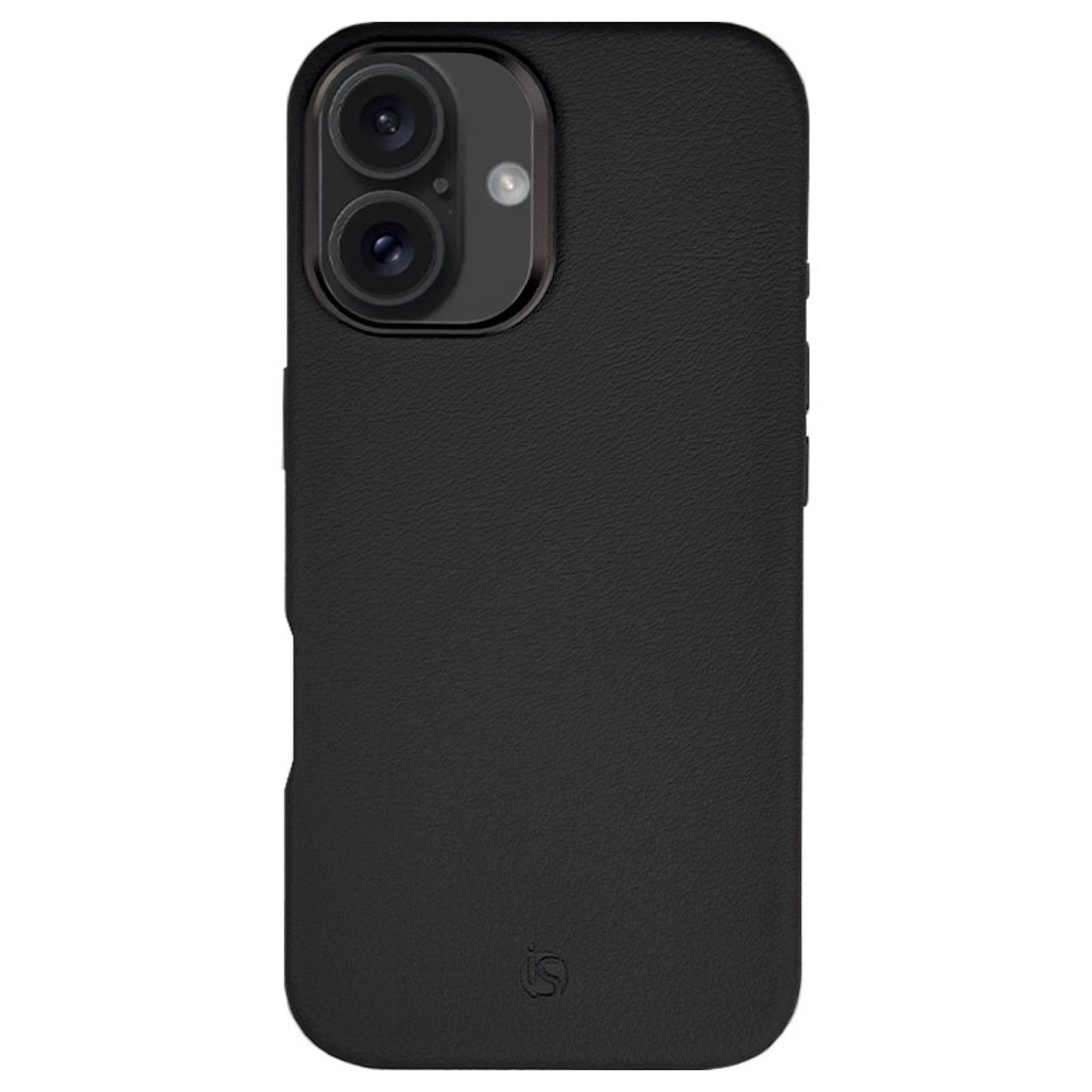 Coque en cuir MagSafe iPhone 16 Noir