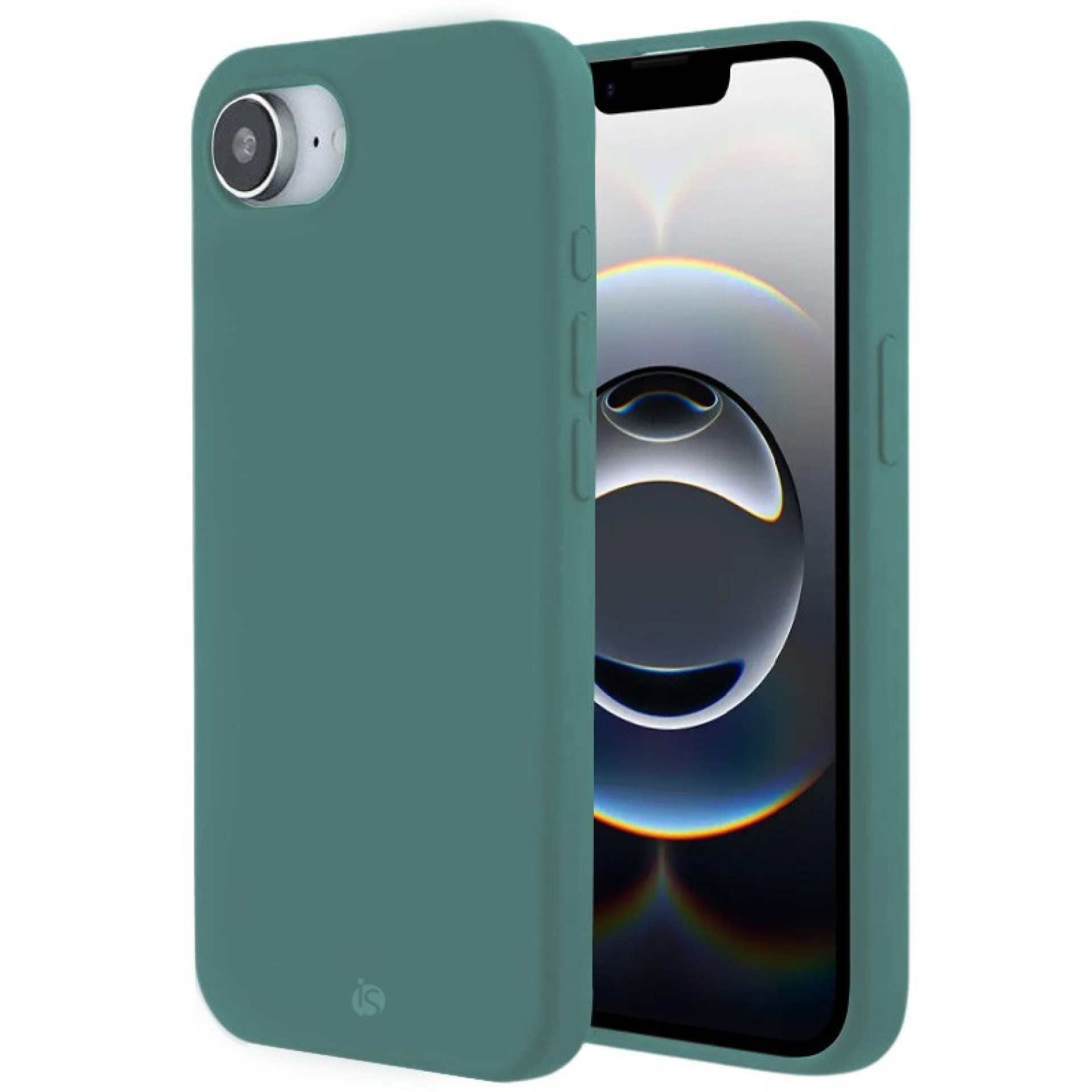 Funda en Silicona Líquida Magsafe iPhone 17e Verde