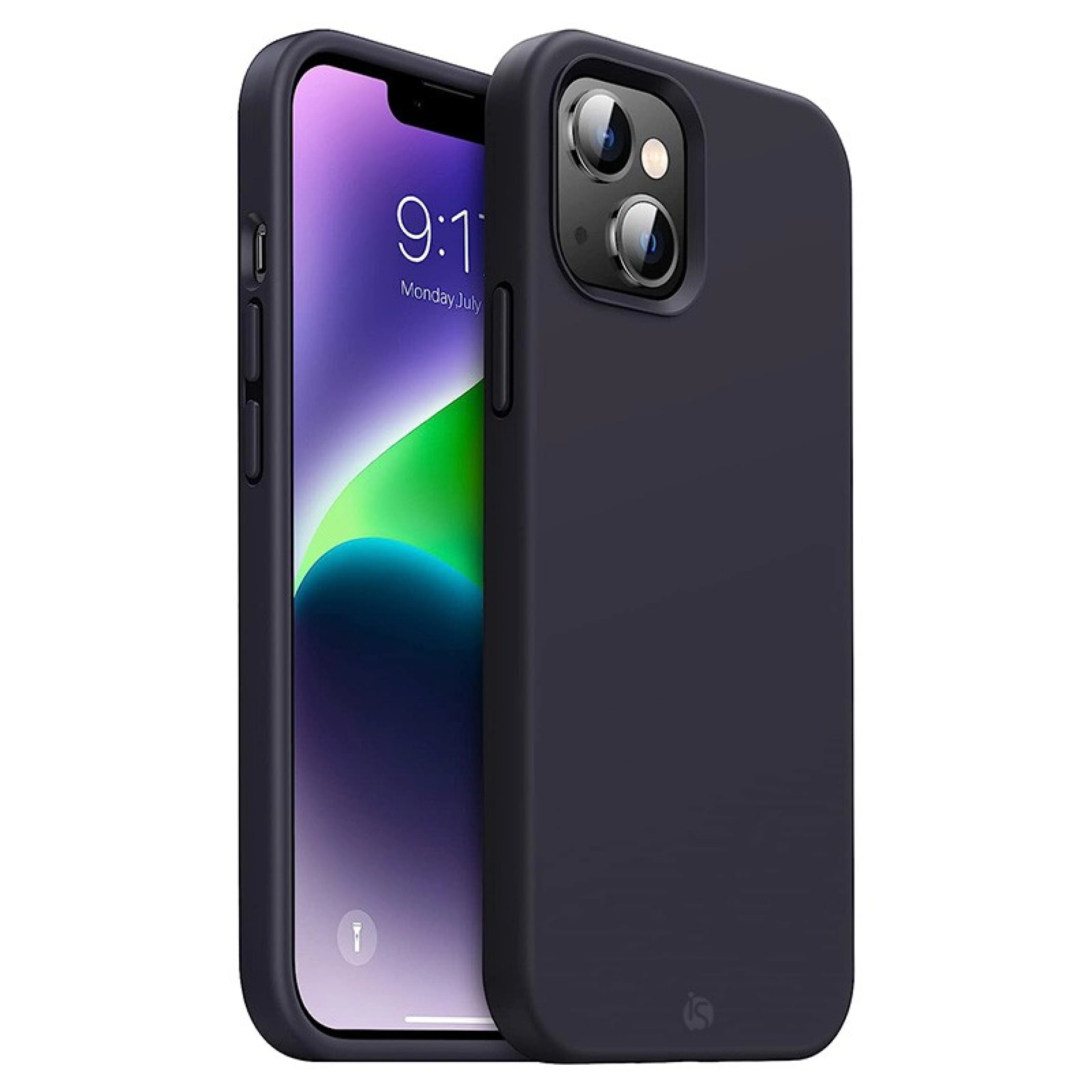 Capa de Silicone Roxo para iPhone 13, 13 mini, 14 e 14 Plus