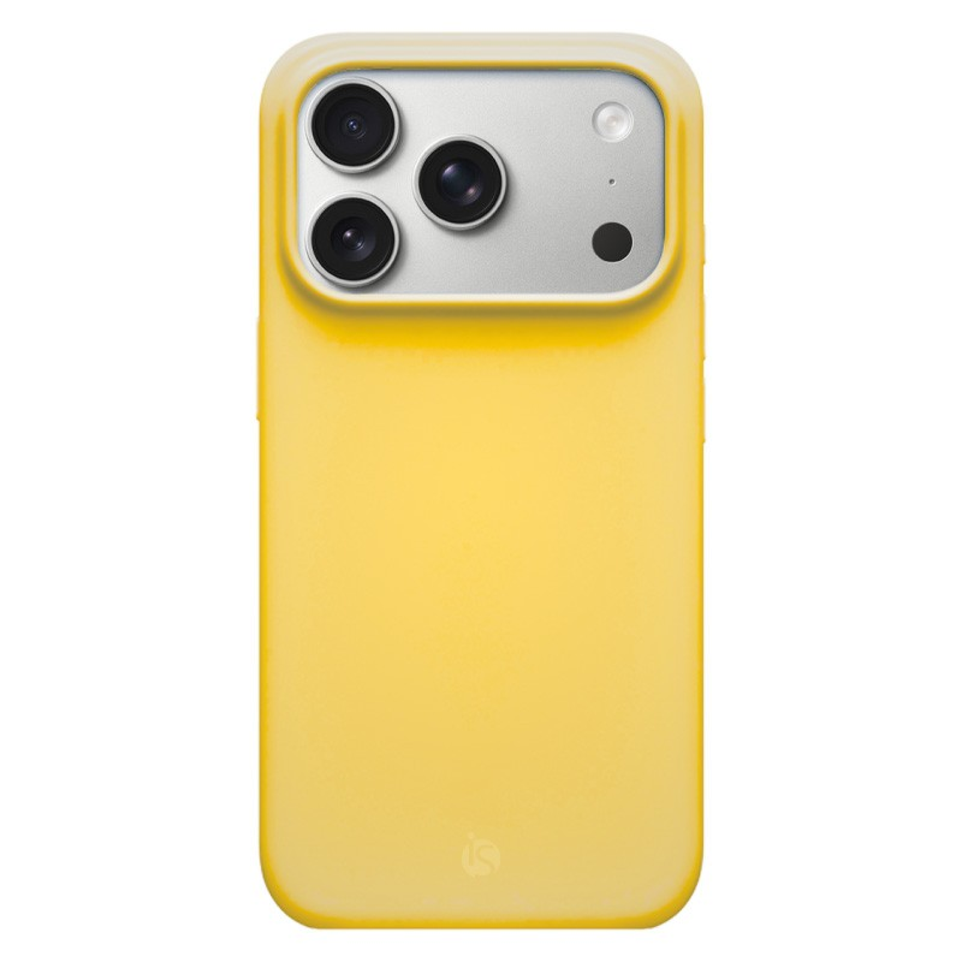Coque en Silicone Liquide Magsafe pour iPhone 17 Pro Jaune