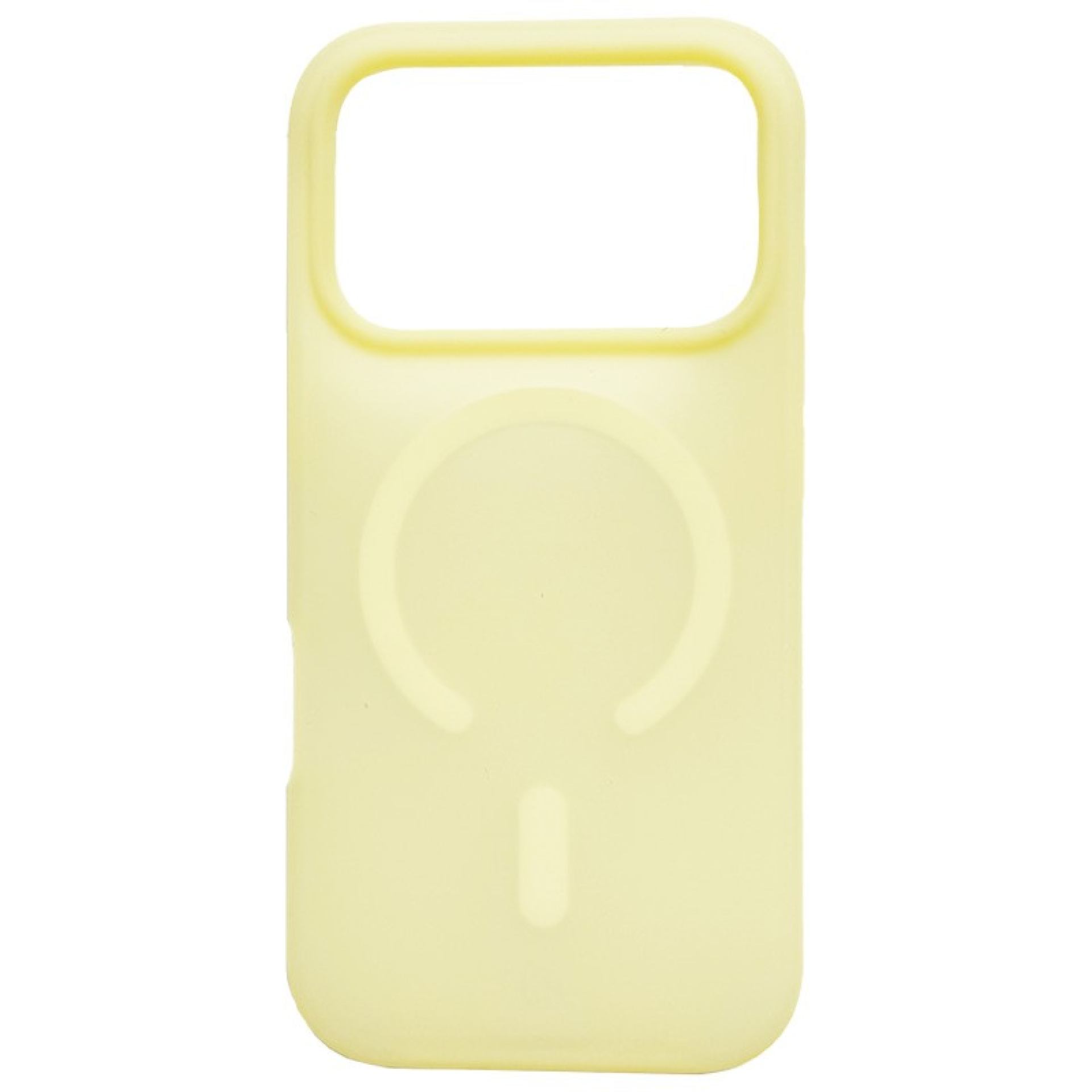 Kleurrijk MagSafe Transparant Hoesje Geel iPhone 17 Pro