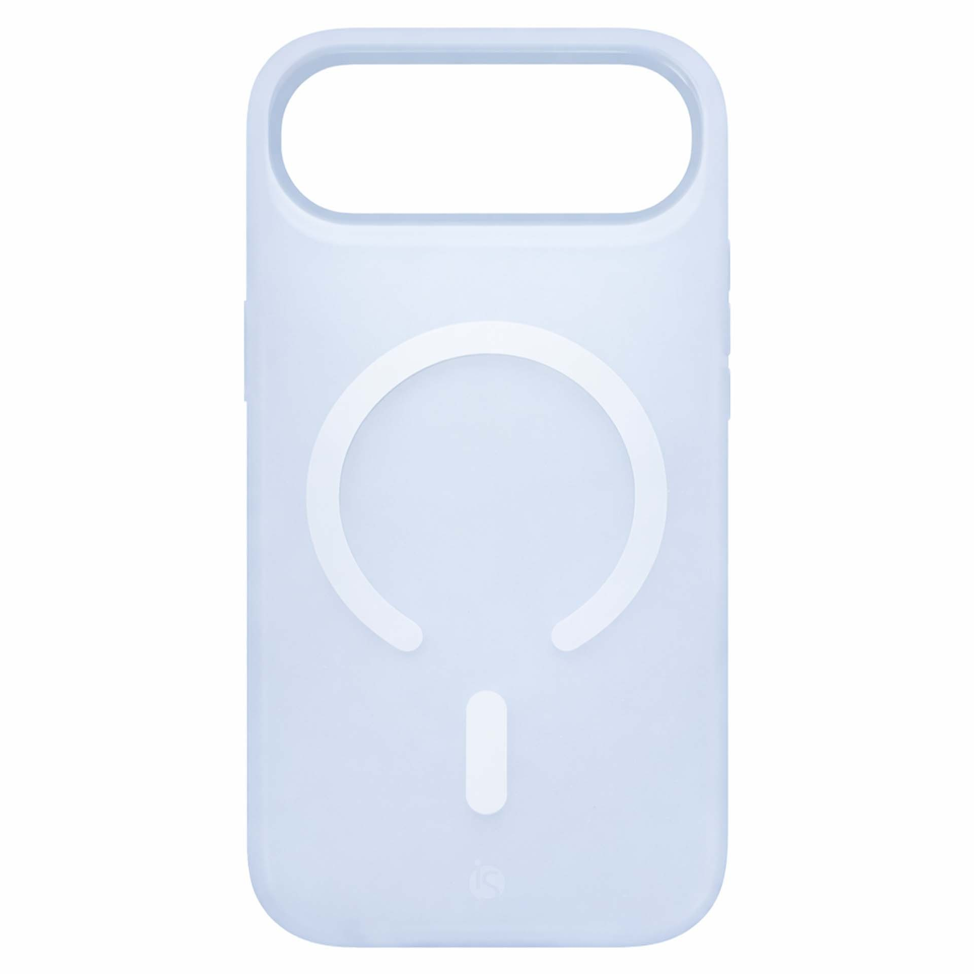 Coque Transparente Colorée MagSafe Bleu Clair iPhone Air
