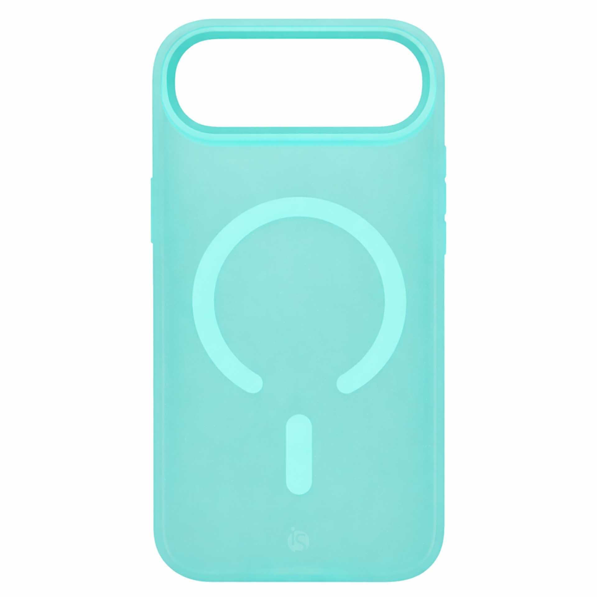 Capa Transparente MagSafe Colorida iPhone Air Verde