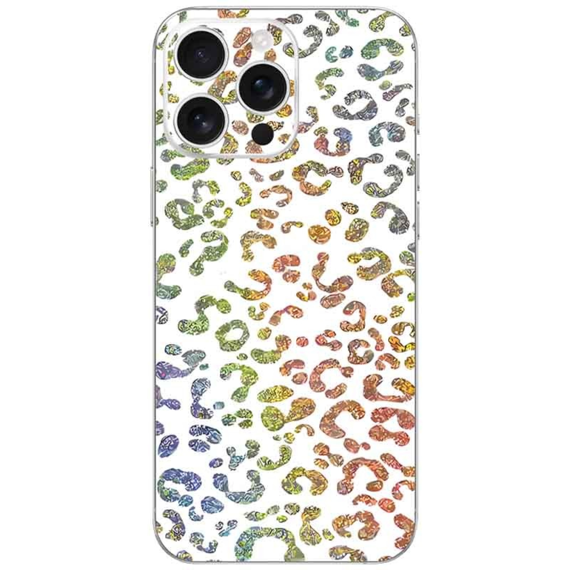 Skin iPhone Glitter Leopard
