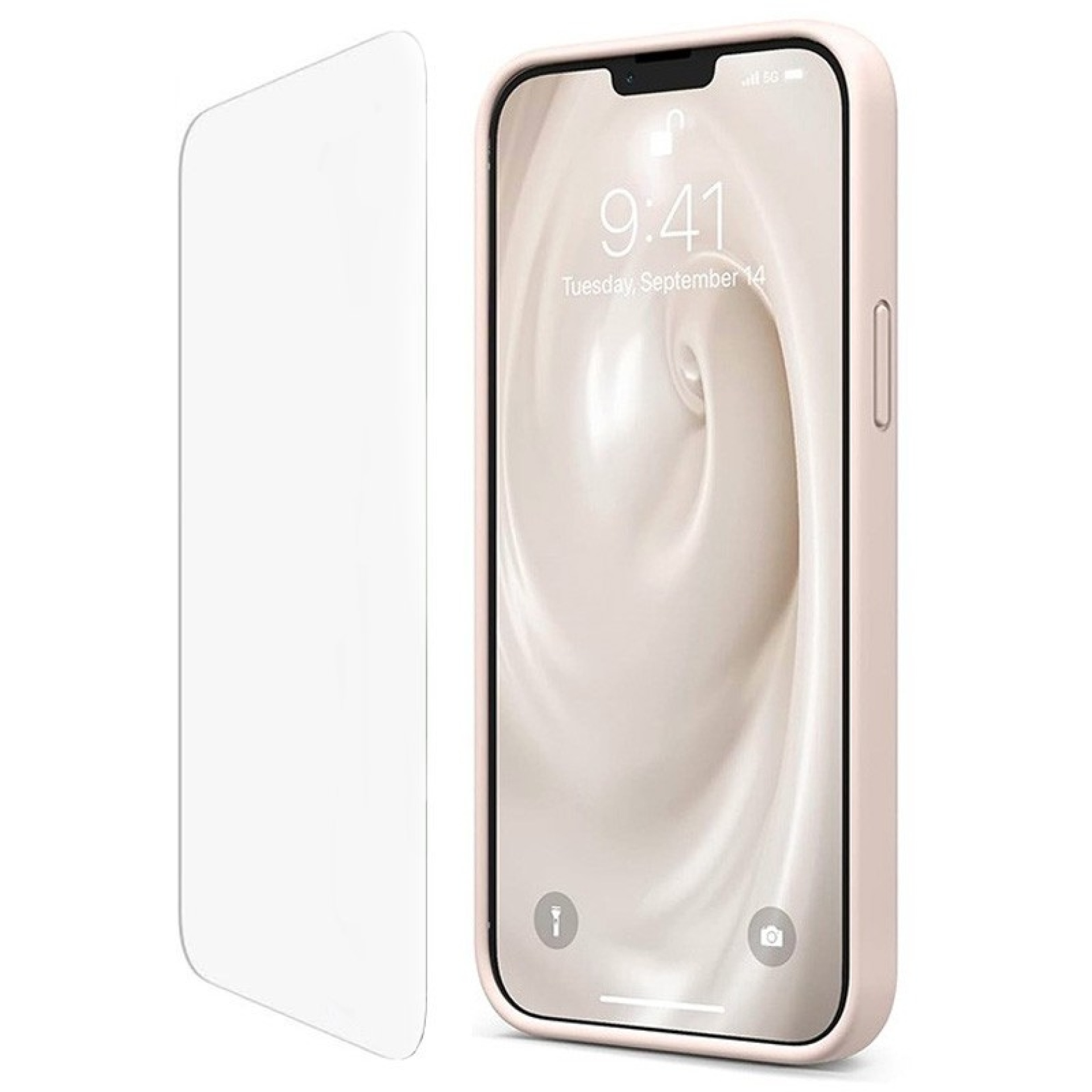 Kit de Protection iPhone - Coque + Film Protecteur 17 Pro Sable