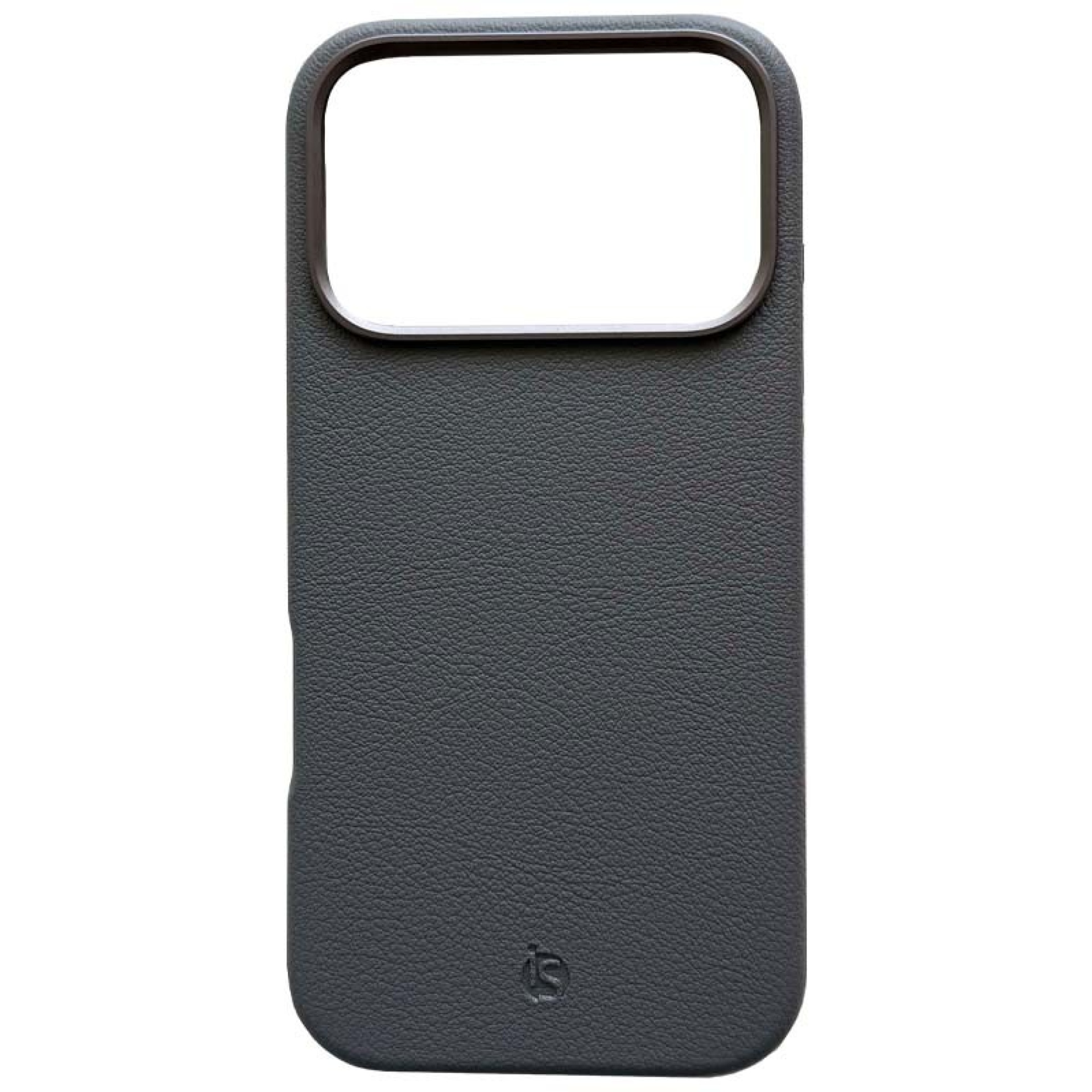 Coque en cuir MagSafe Gris iPhone 17 Pro