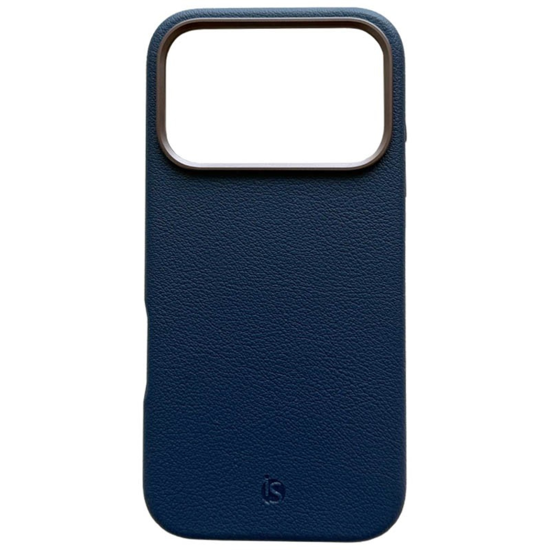 Capa em Pele Magsafe Azul iPhone 17 Pro Max