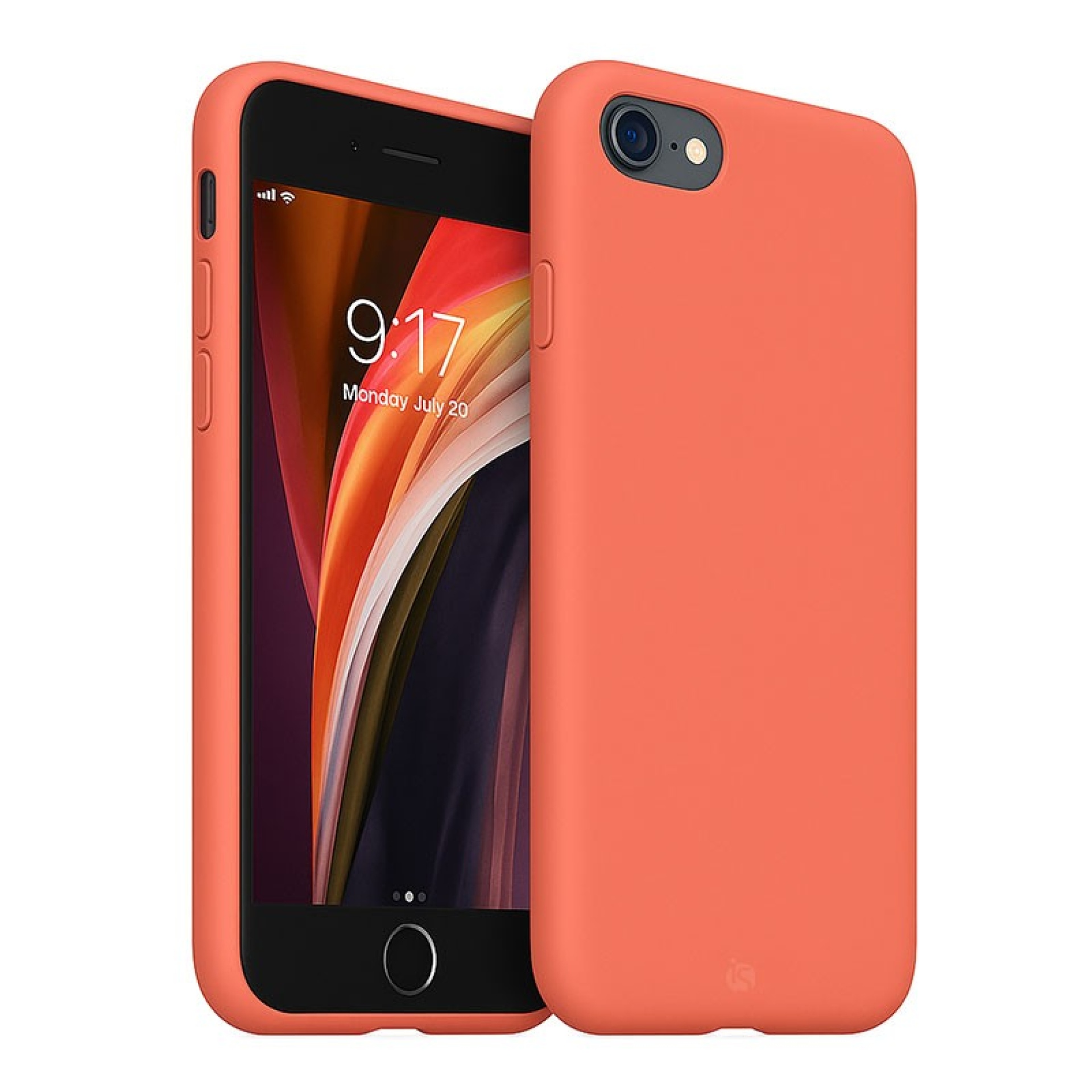 Funda en Silicona Líquida Magsafe iPhone 5 Naranja