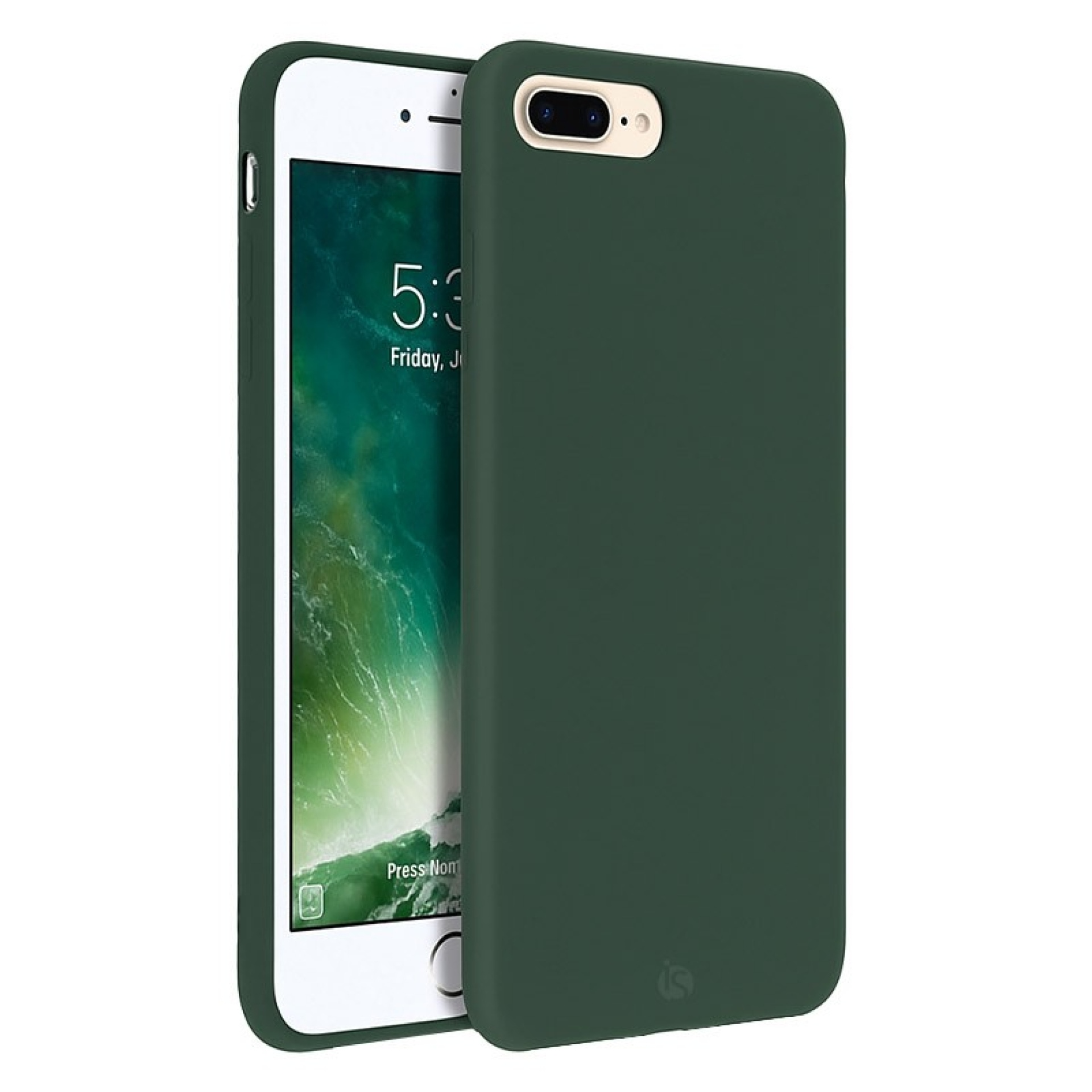 Funda en Silicona Líquida Magsafe iPhone 7 Plus Verde