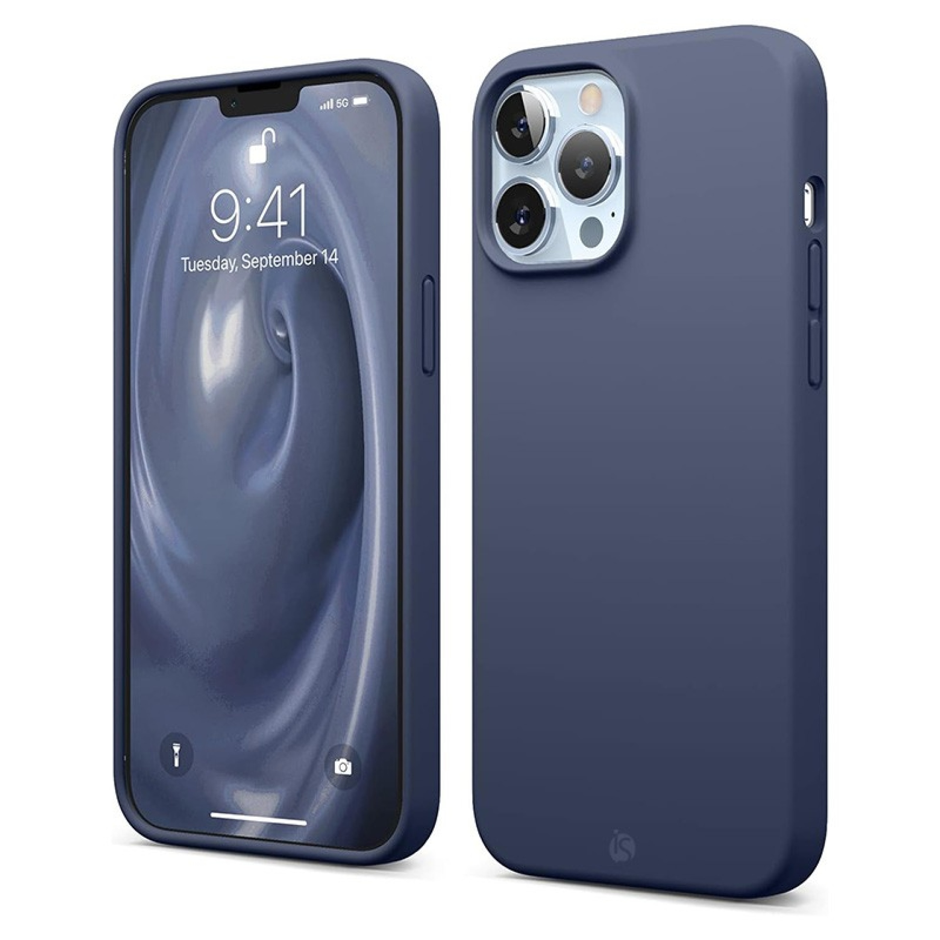 Funda en Silicona Líquida Magsafe iPhone Azul 14 Pro Max