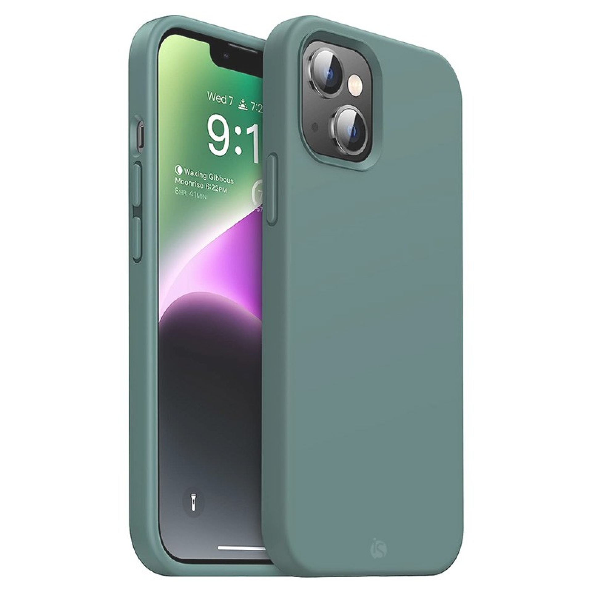 Funda en Silicona Líquida Magsafe iPhone 14 Plus Verde