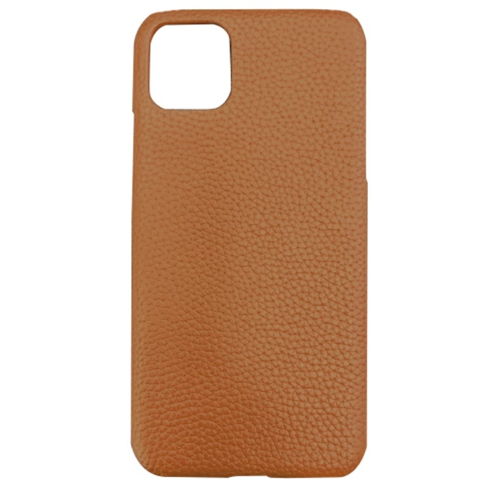 Funda iPhone de Cuero Personalizable Camel 12 Pro Letras Oro