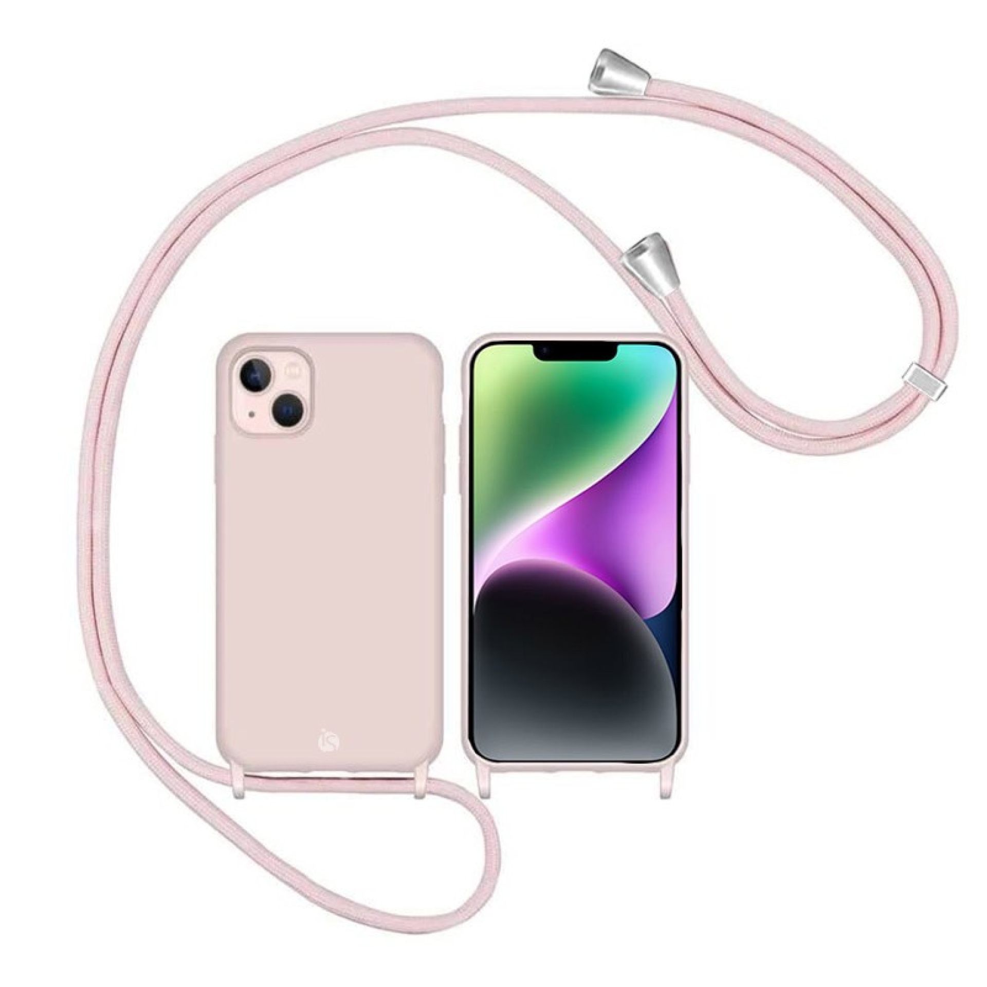 Coque avec Cordon iPhone 13 Sable