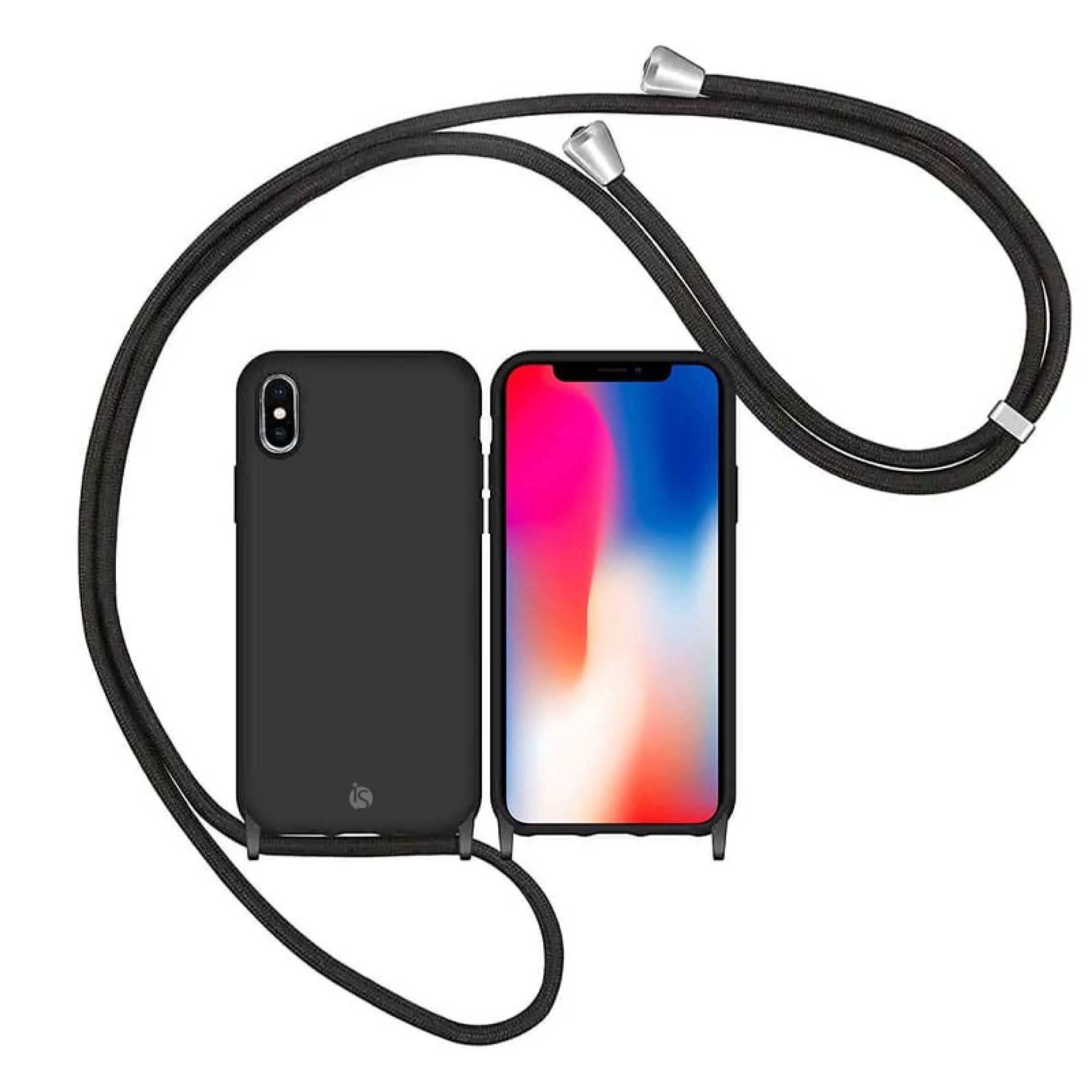 Funda iPhone con Cuerda XS Max Negro
