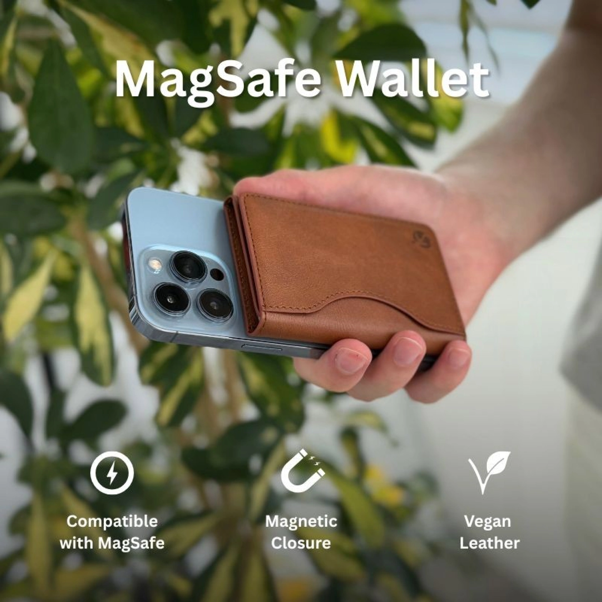 Cartera de Piel MagSafe