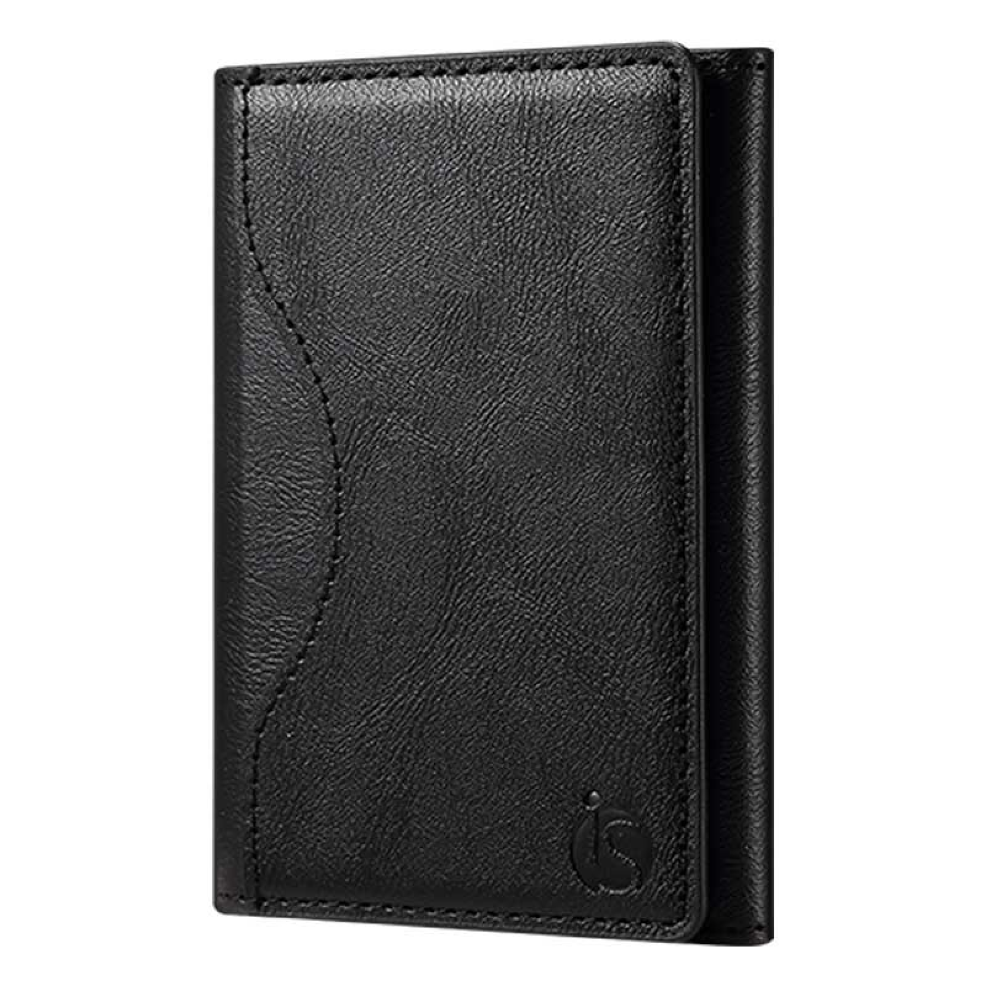 Portefeuille en Cuir MagSafe Noir