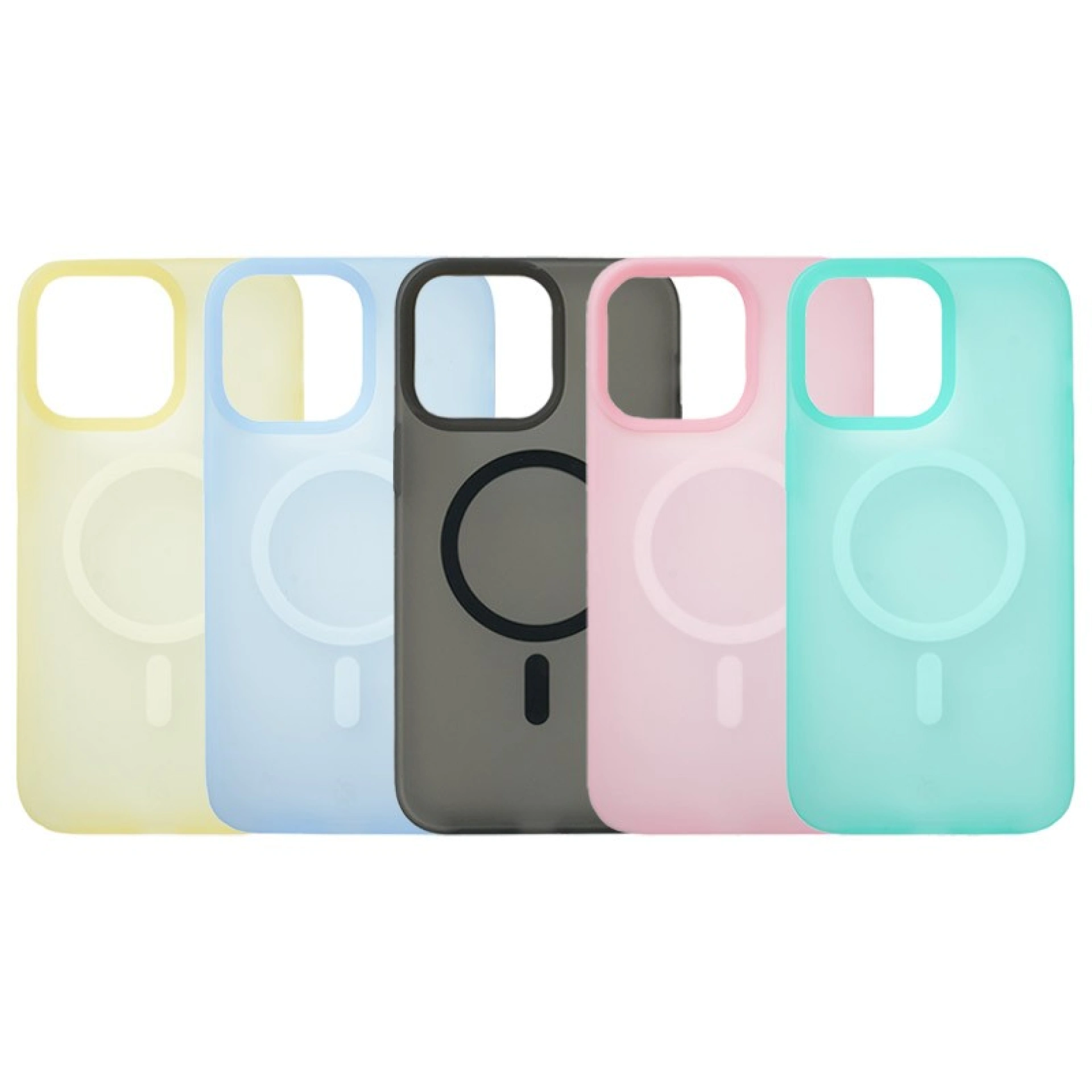 Capa Transparente MagSafe Colorida
